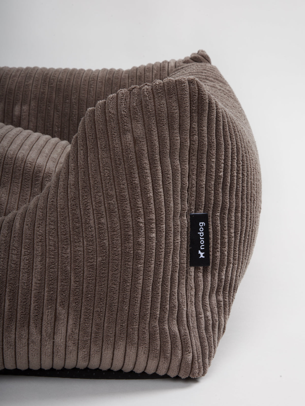 Nordog OSCAR hundeseng i velour – Mocca – billede 2