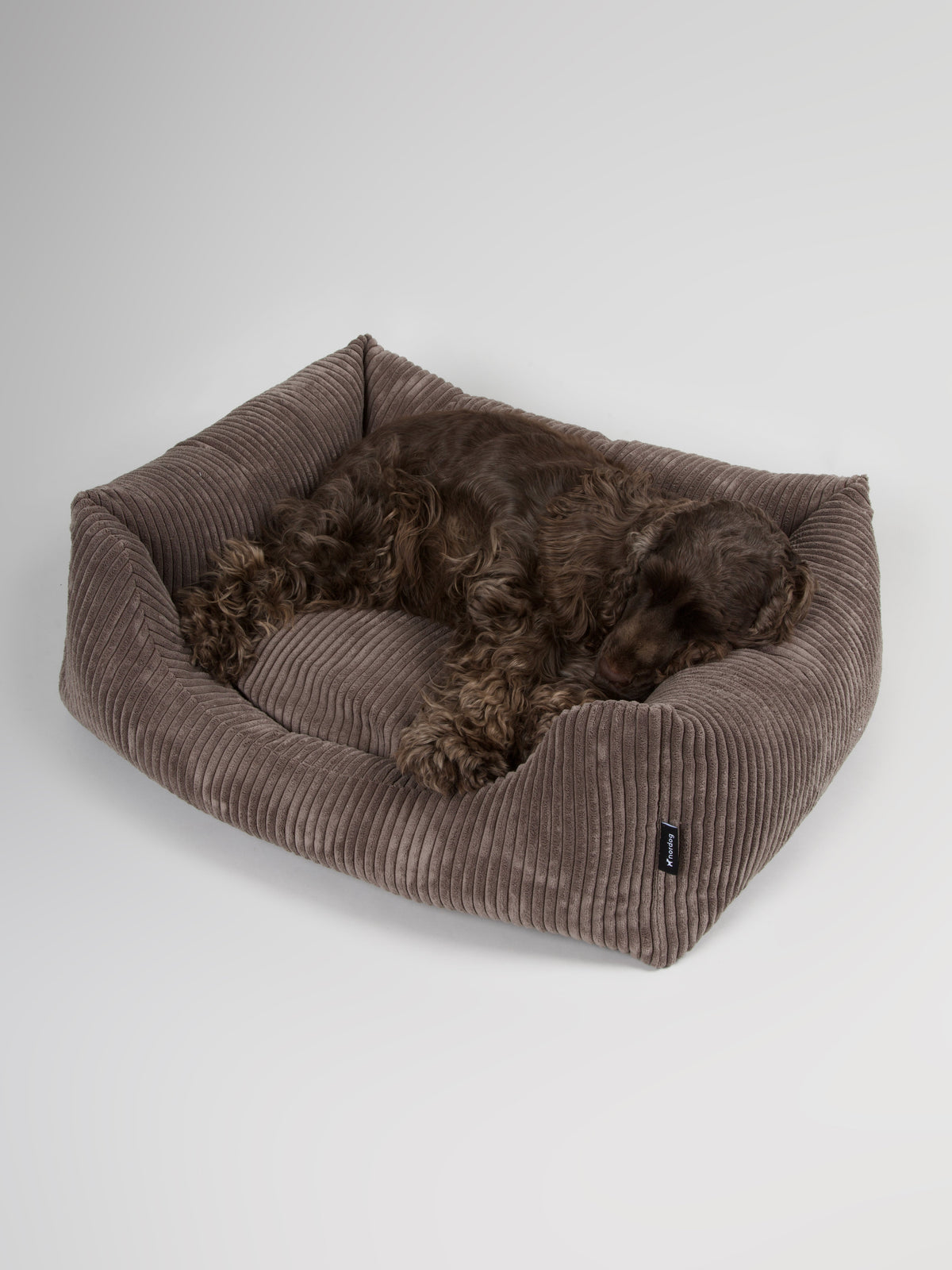 Nordog OSCAR hundeseng i velour – Mocca – billede 8