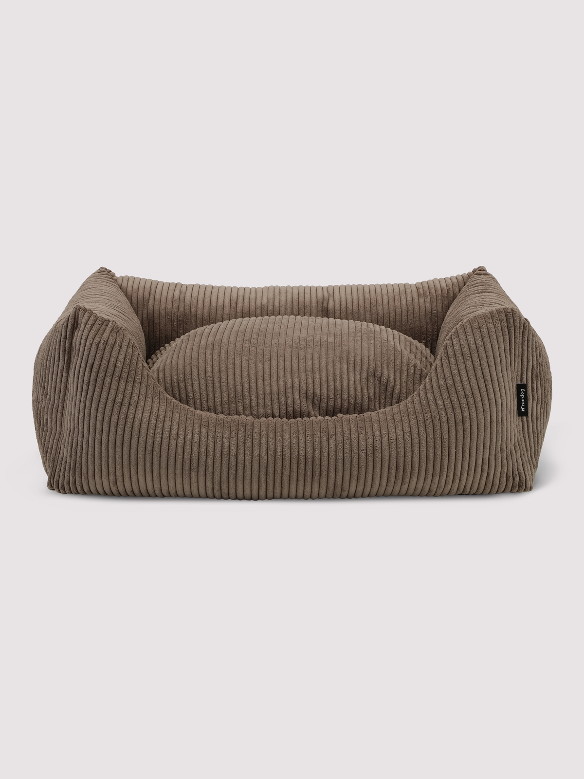Nordog OSCAR hundeseng i velour – Mocca – billede 1