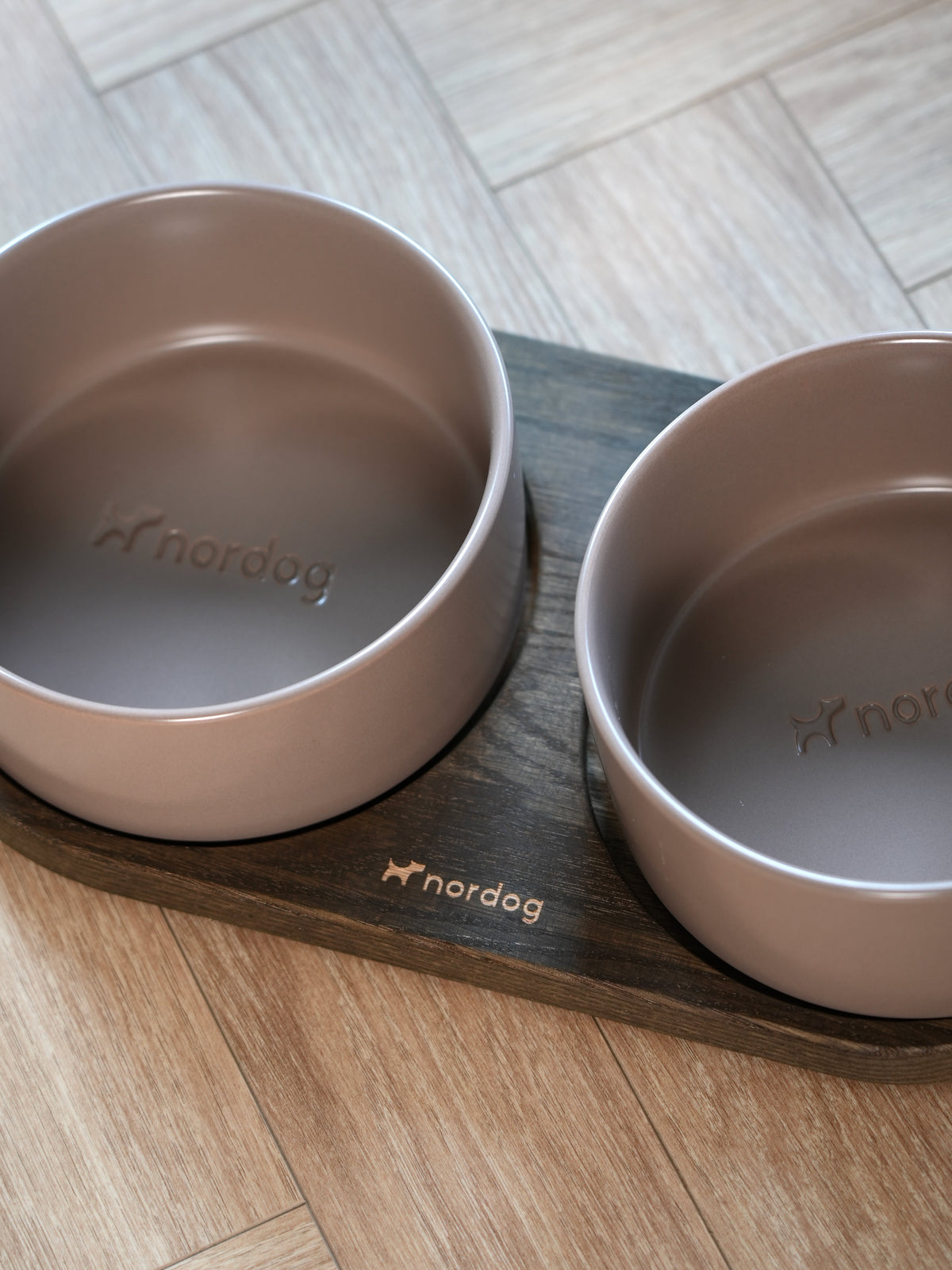 Nordog Barcelona dobbeltskål – røget eg, mocca – billede 6