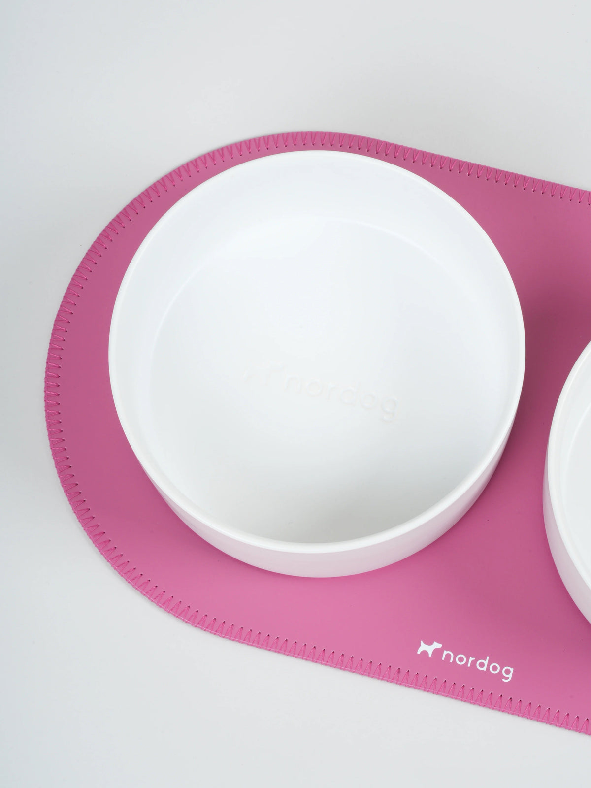 Nordog ovalt underlag til hundeskåle – pink – billede 5