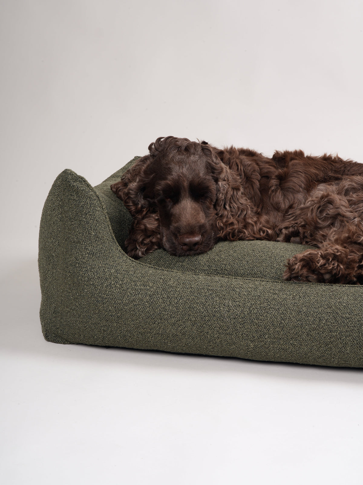 Nordog BILLY hundeseng i bouclé – Mos – billede 8