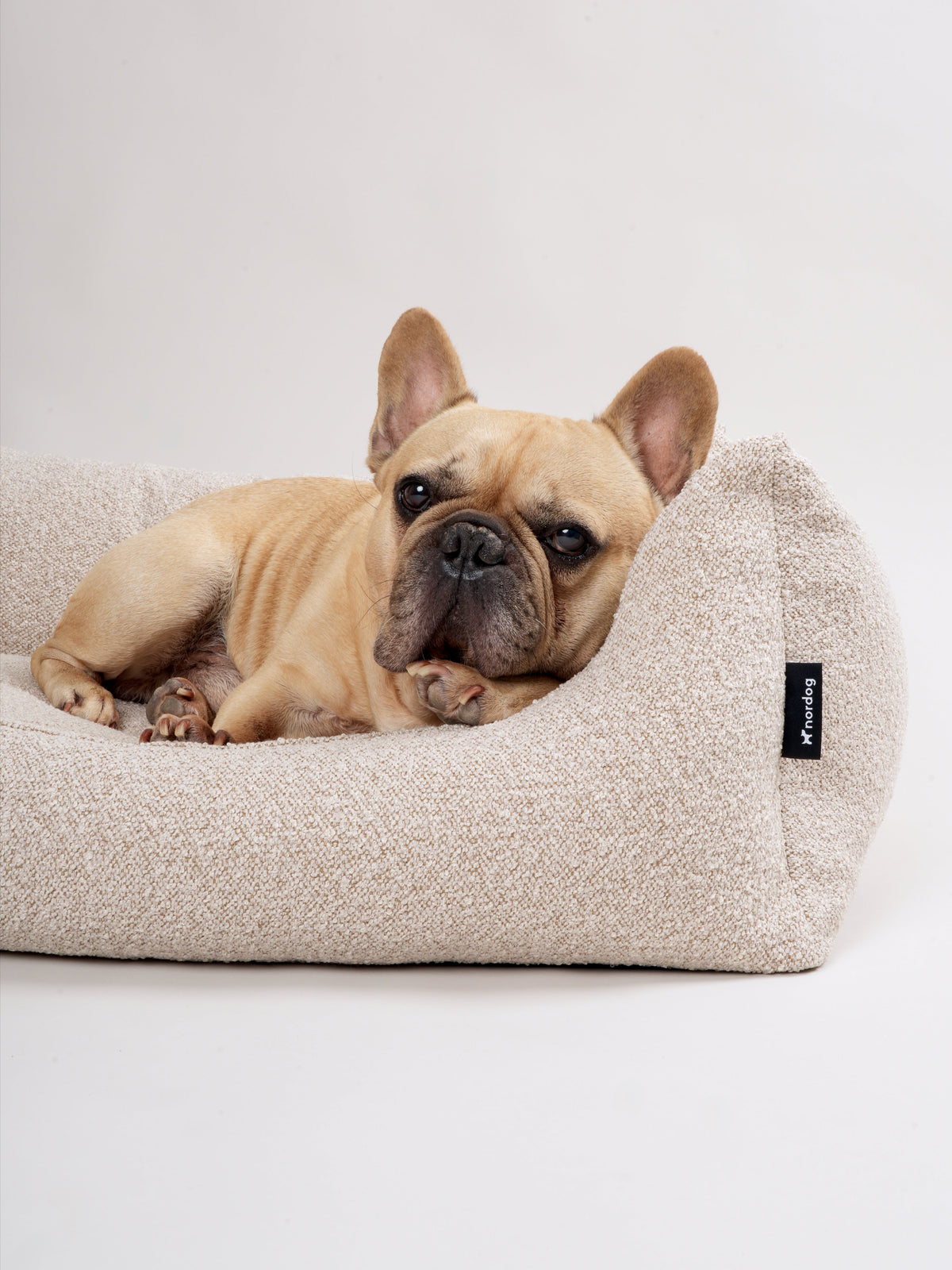 Nordog BILLY hundeseng i bouclé – Beige – billede 7