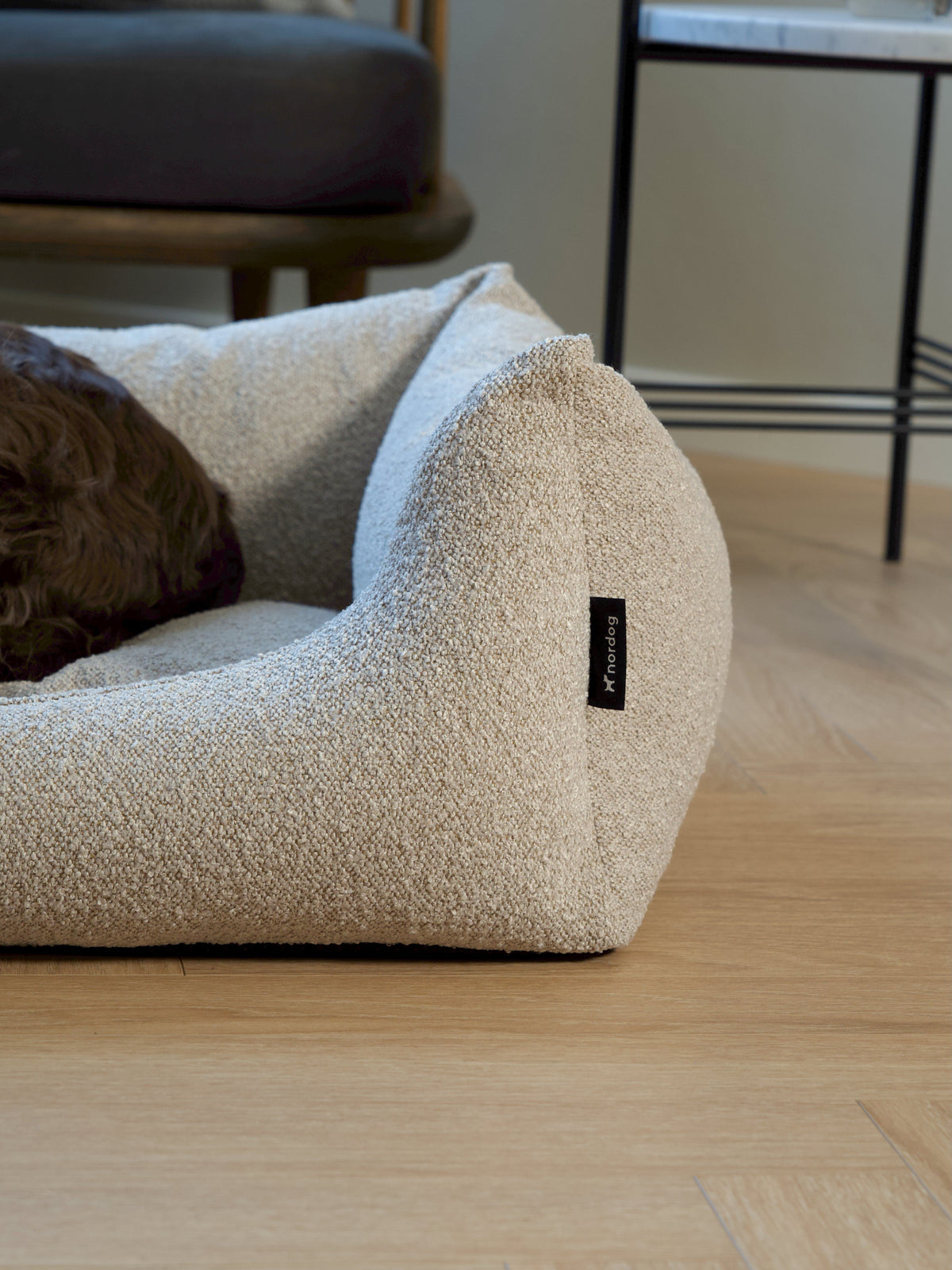 Nordog BILLY hundeseng i bouclé – Beige – billede 3