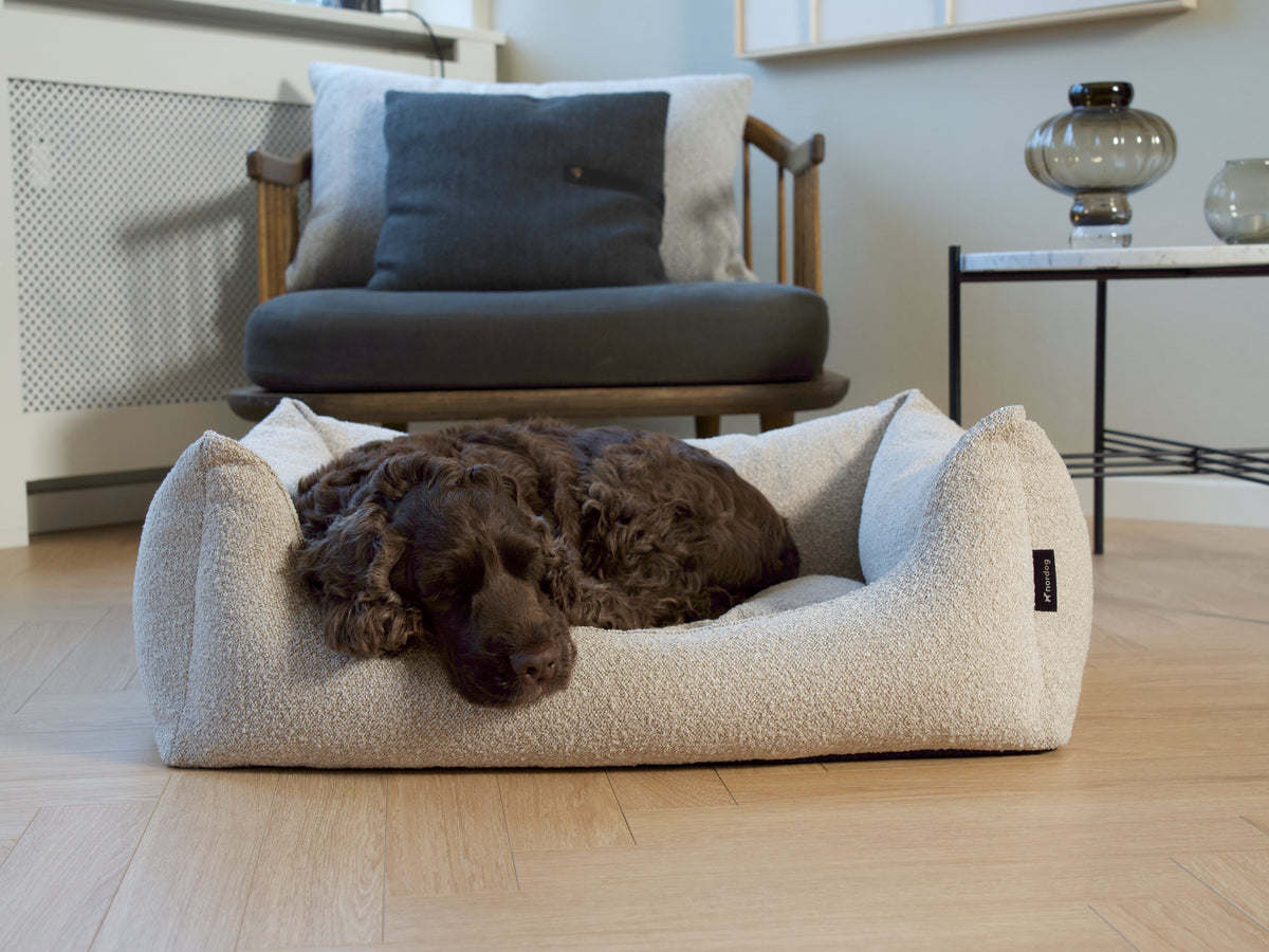 Nordog BILLY hundeseng i bouclé – Beige – billede 14