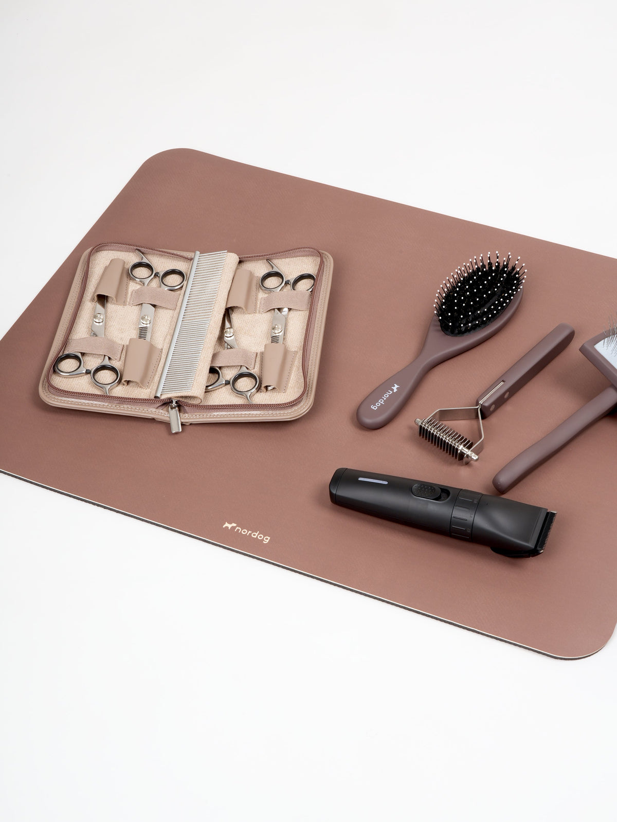 Nordog Clip & Trim plejemåtte – Mocca – billede 4