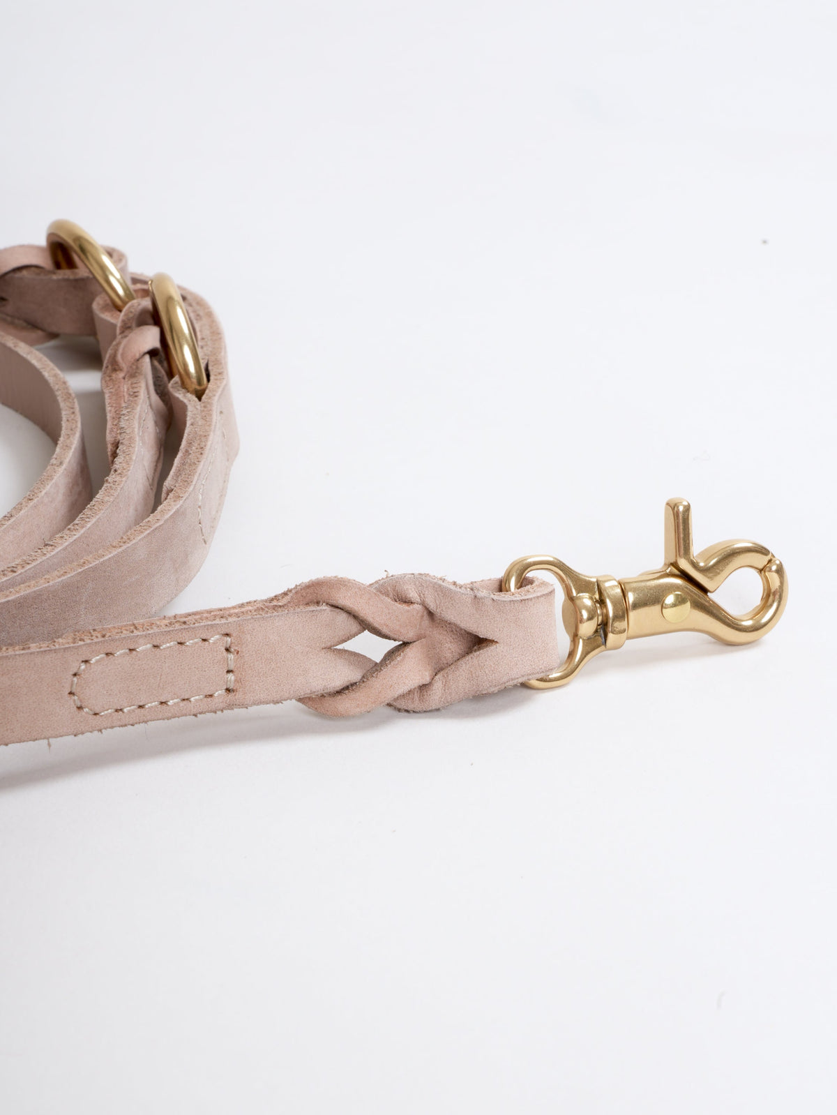 Nordog HUGO flettet hundesnor – Taupe – billede 3