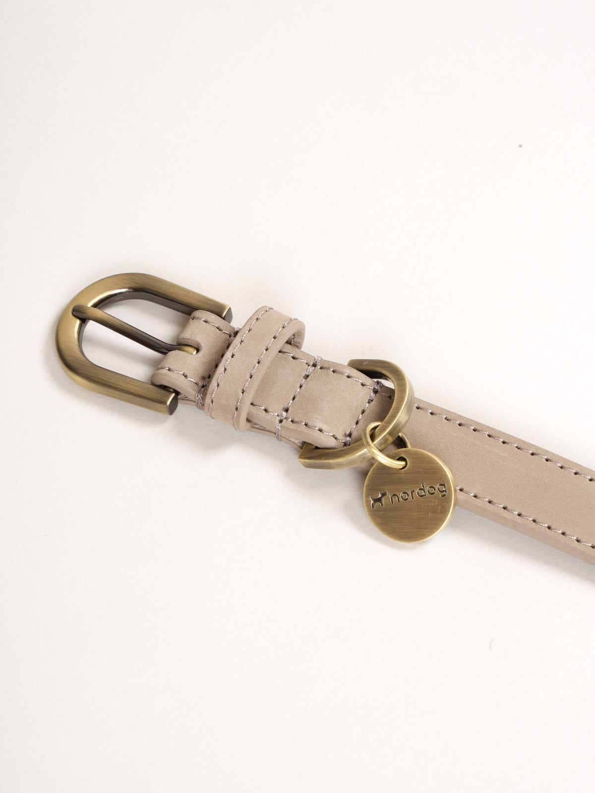 Nordog Thomas hundehalsbånd – Taupe – billede 4