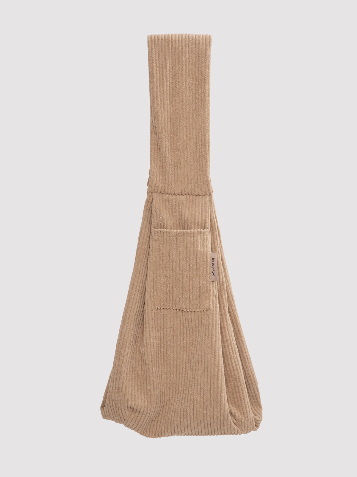 Nordog BELLA bæretaske i ribfløjl – beige – billede 1
