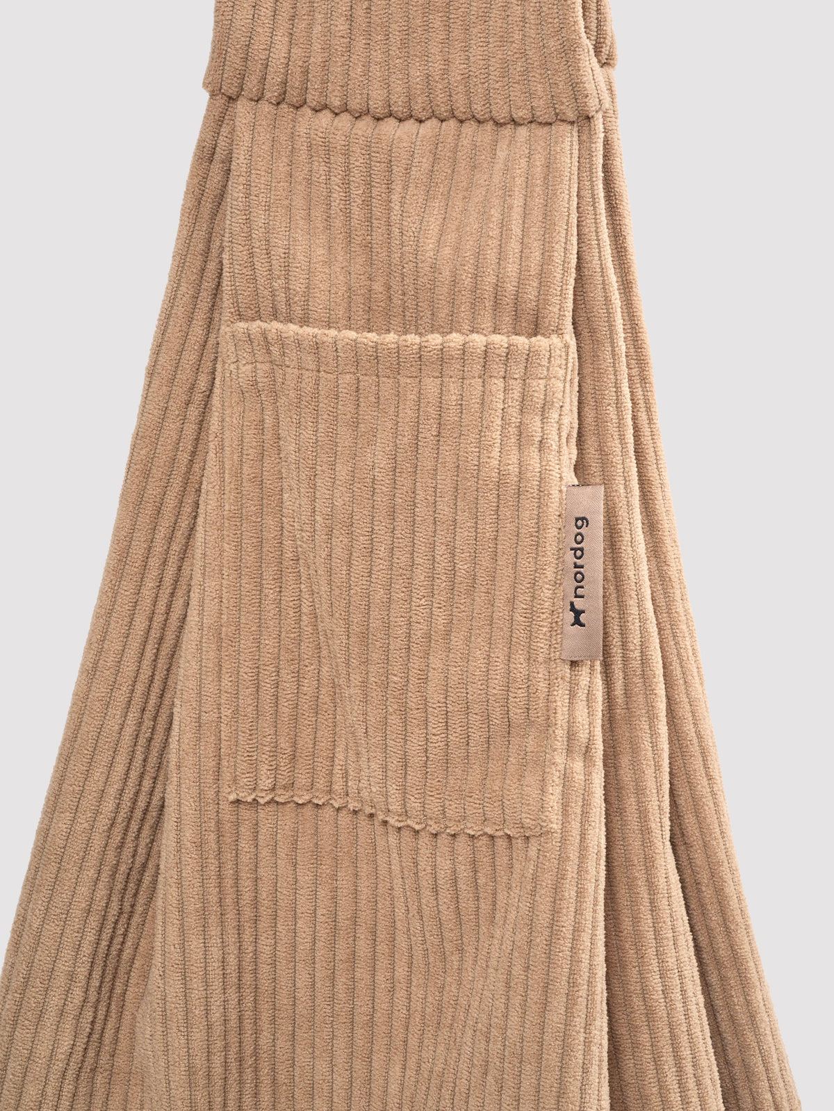 Nordog BELLA bæretaske i ribfløjl – beige – billede 2