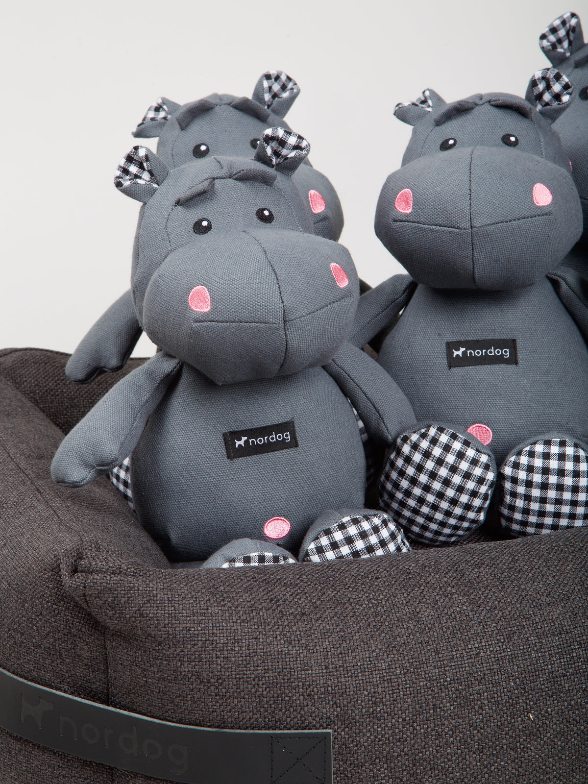 Nordog Henny The Hippo hundebamse – Grå – billede 8