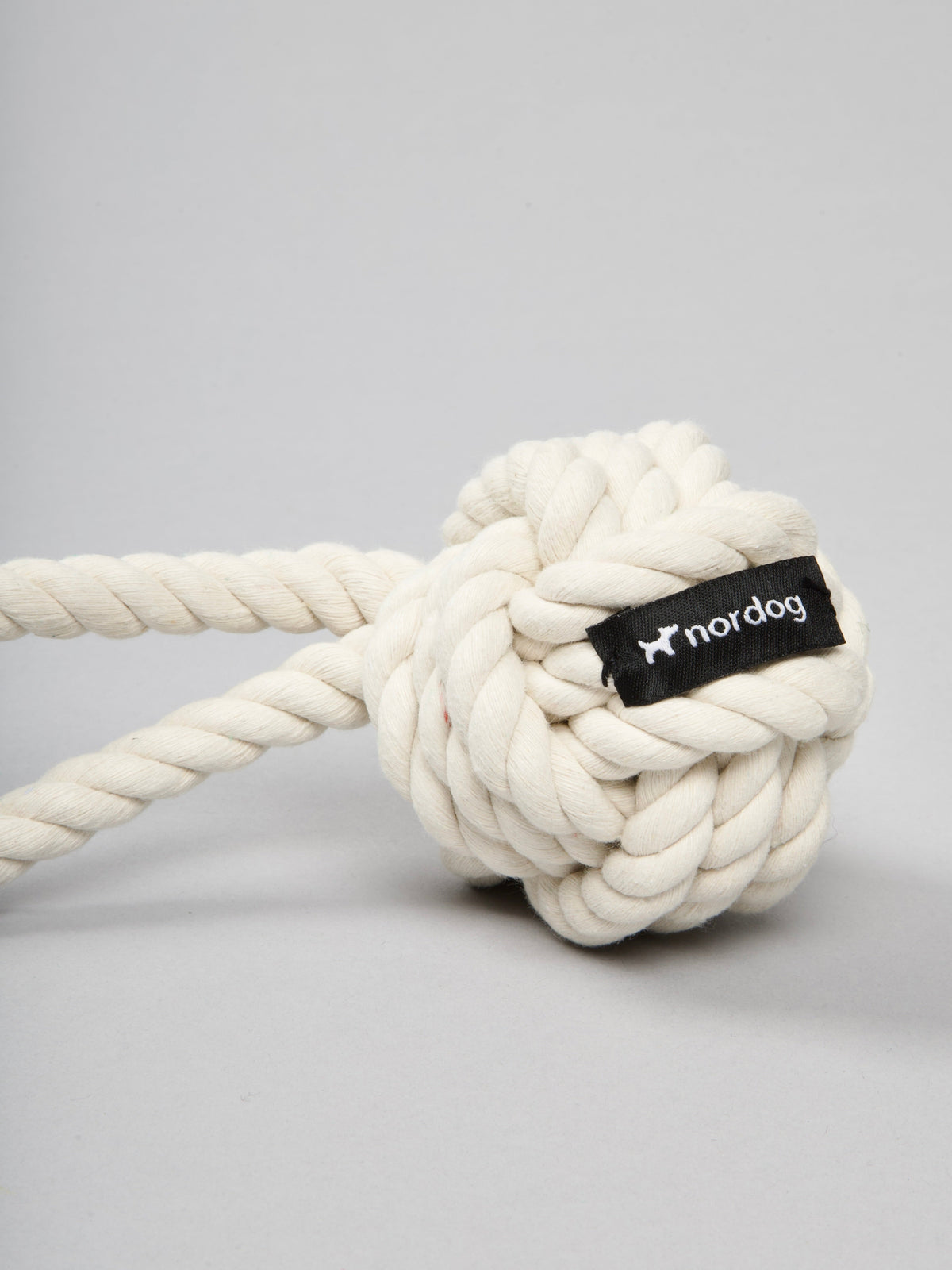 Nordog Original Rope Toy reblegetøj – Beige – billede 2