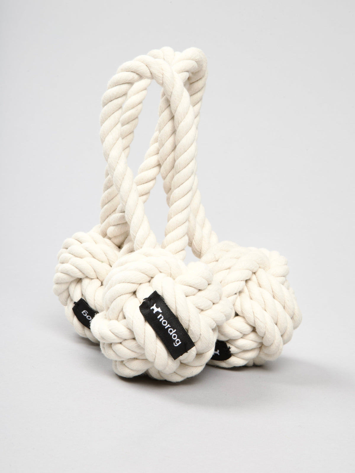 Nordog Original Rope Toy reblegetøj – Beige – billede 3