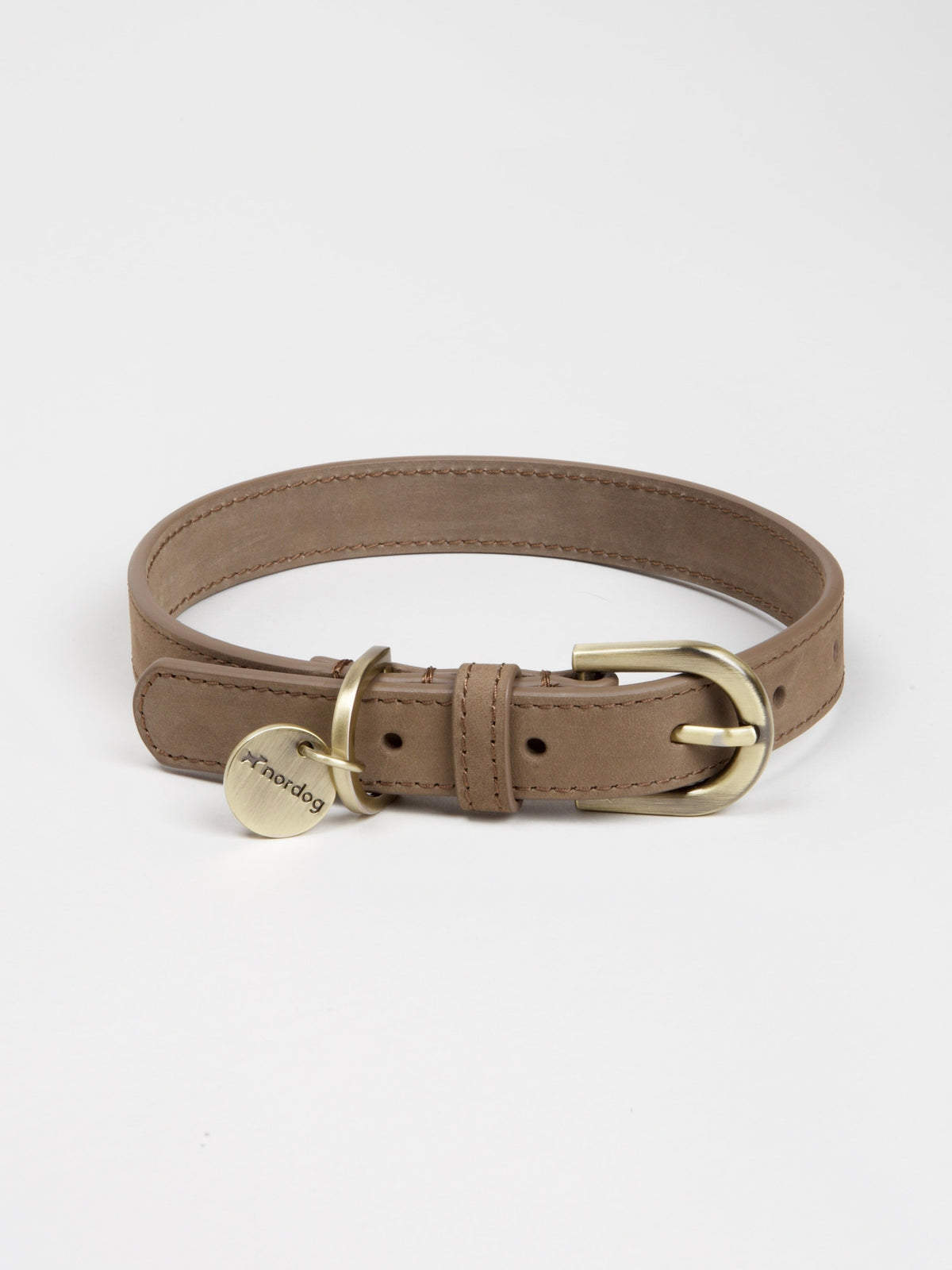 Nordog Thomas hundehalsbånd – Nougat – billede 1