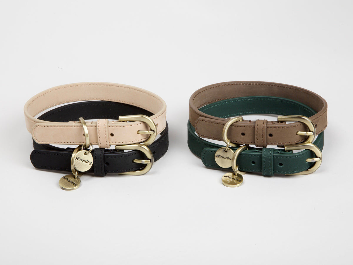 Nordog Thomas hundehalsbånd – Nougat – billede 6