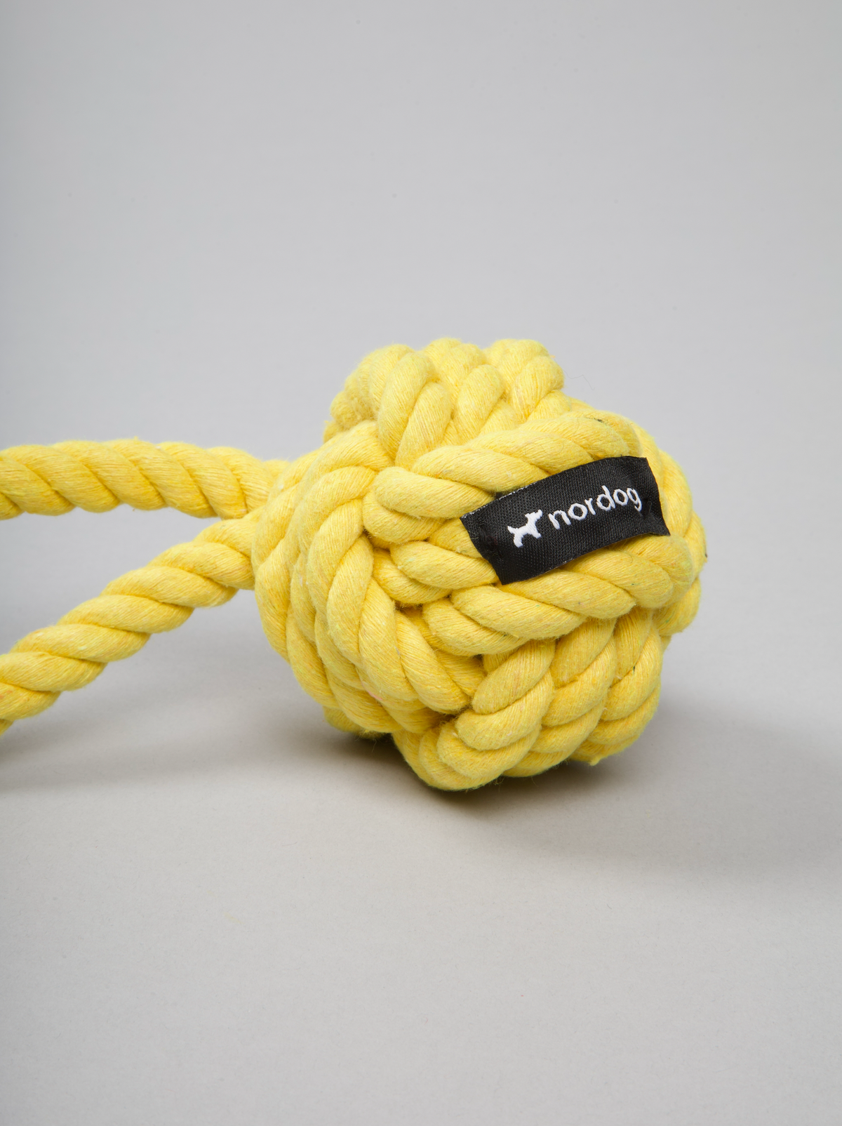 Nordog Original Rope Toy reblegetøj – Gul – billede 2