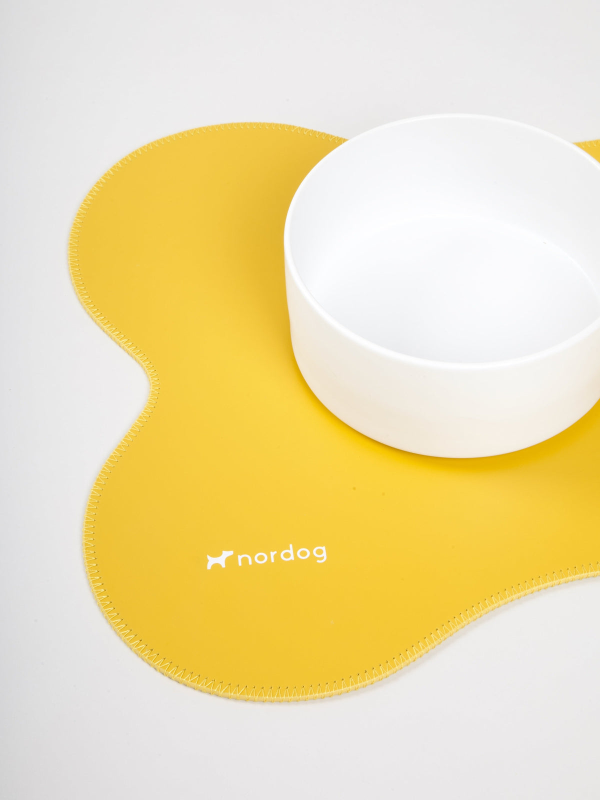 Nordog Underlag til hundeskåle – Gul – billede 4