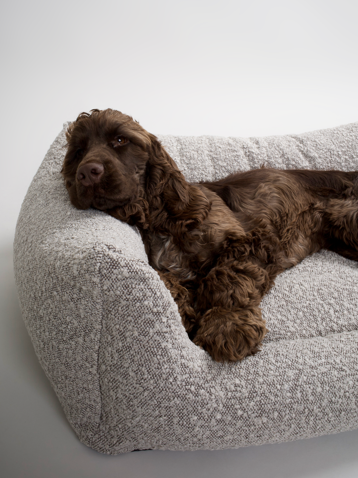 Nordog BILLY hundeseng i bouclé – Taupe – billede 15