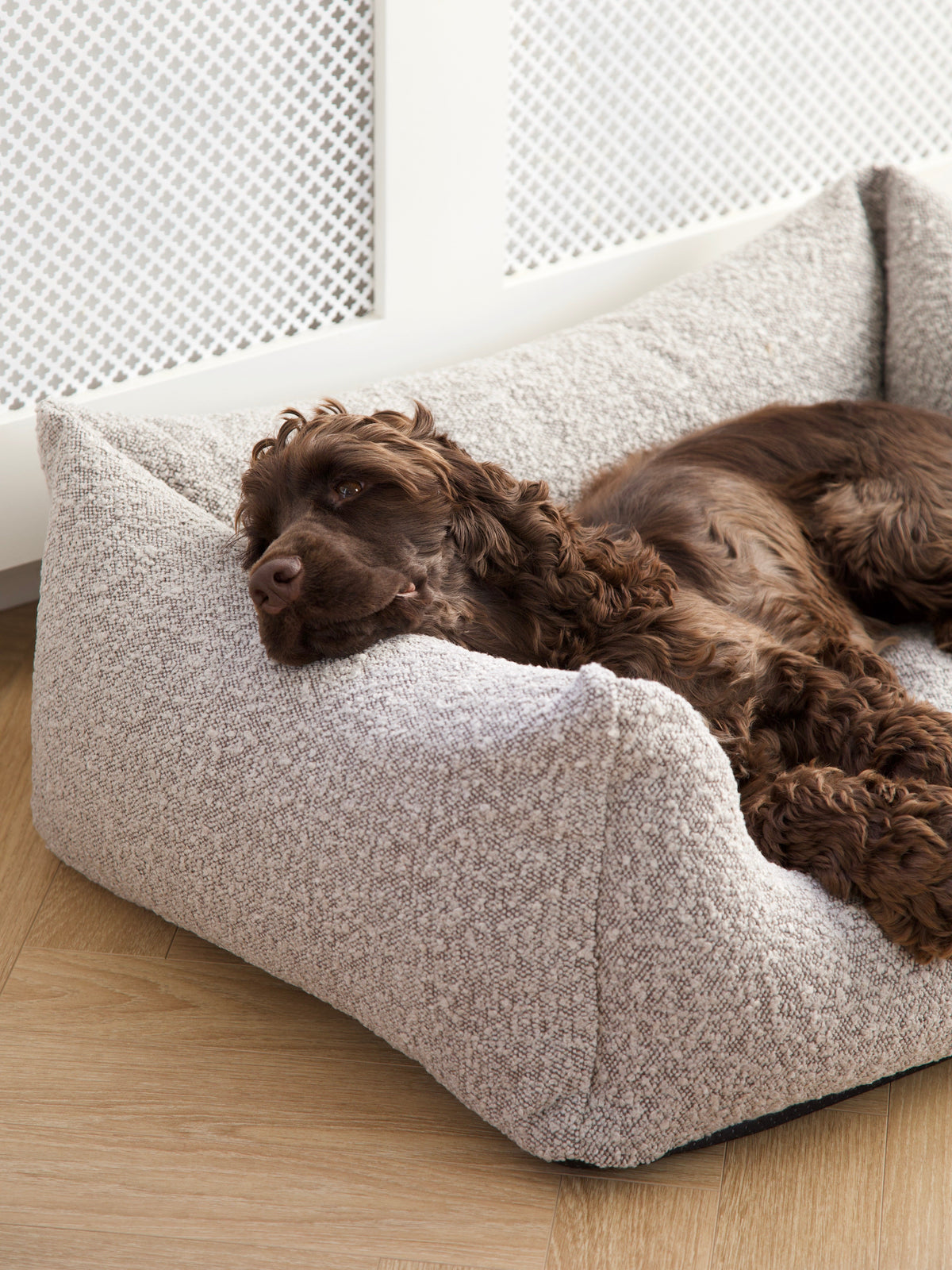 Nordog BILLY hundeseng i bouclé – Taupe – billede 8