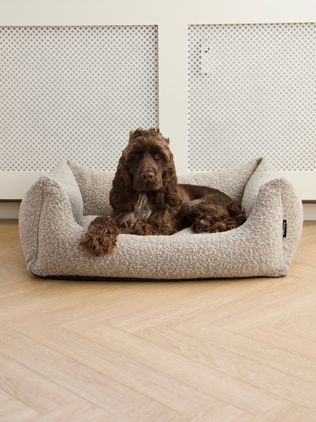 Nordog BILLY hundeseng i bouclé – Taupe – billede 7