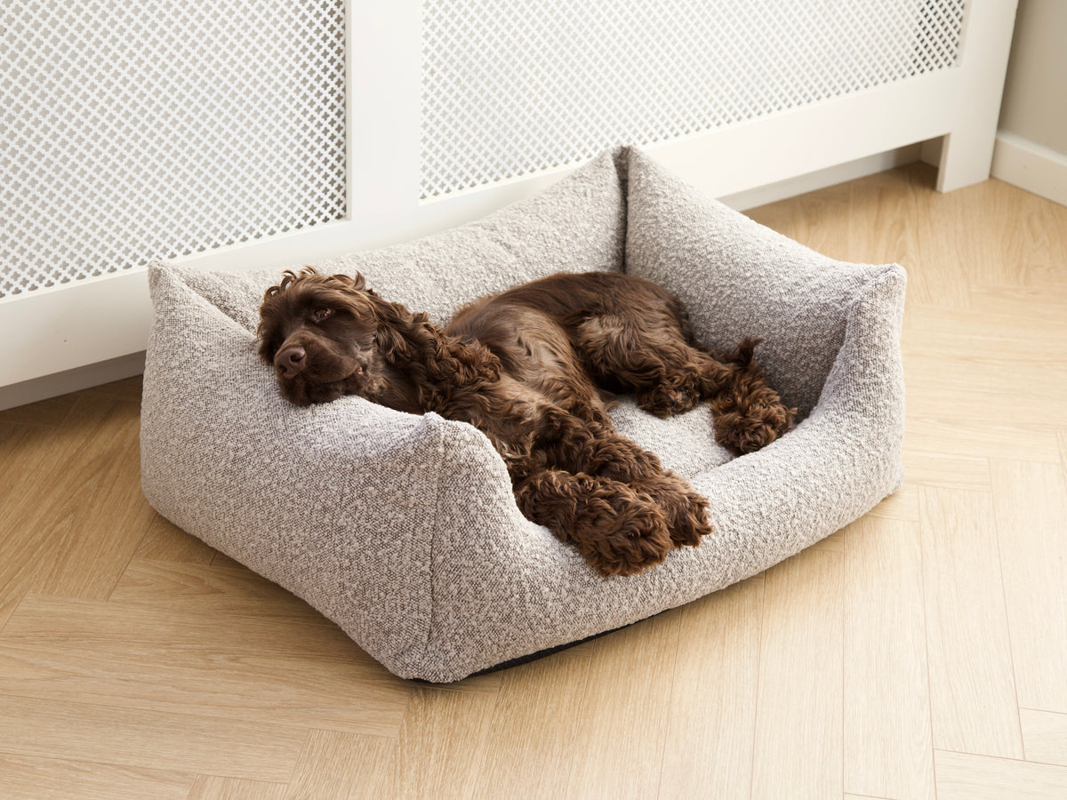 Nordog BILLY hundeseng i bouclé – Taupe – billede 10
