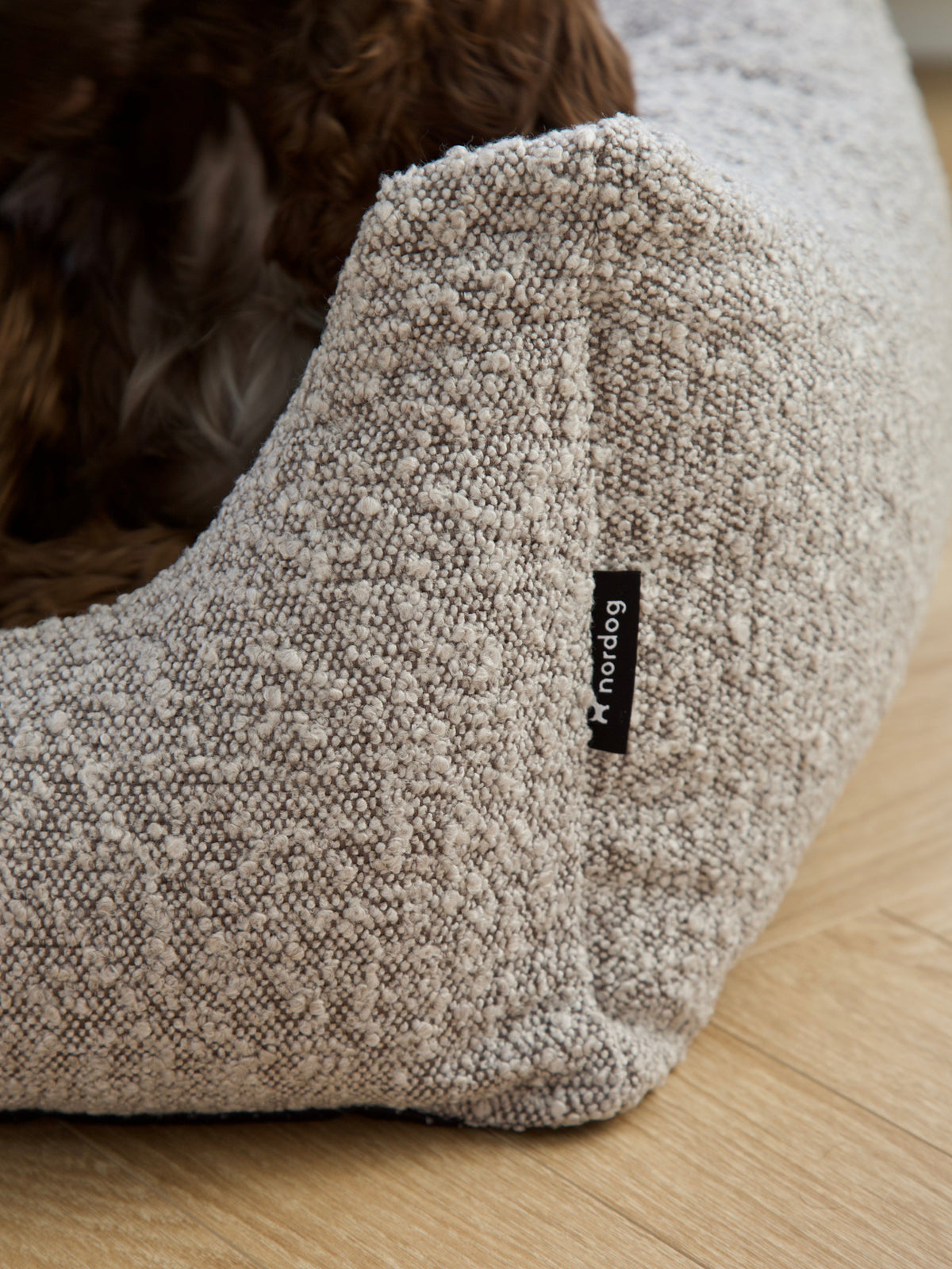 Nordog BILLY hundeseng i bouclé – Taupe – billede 13