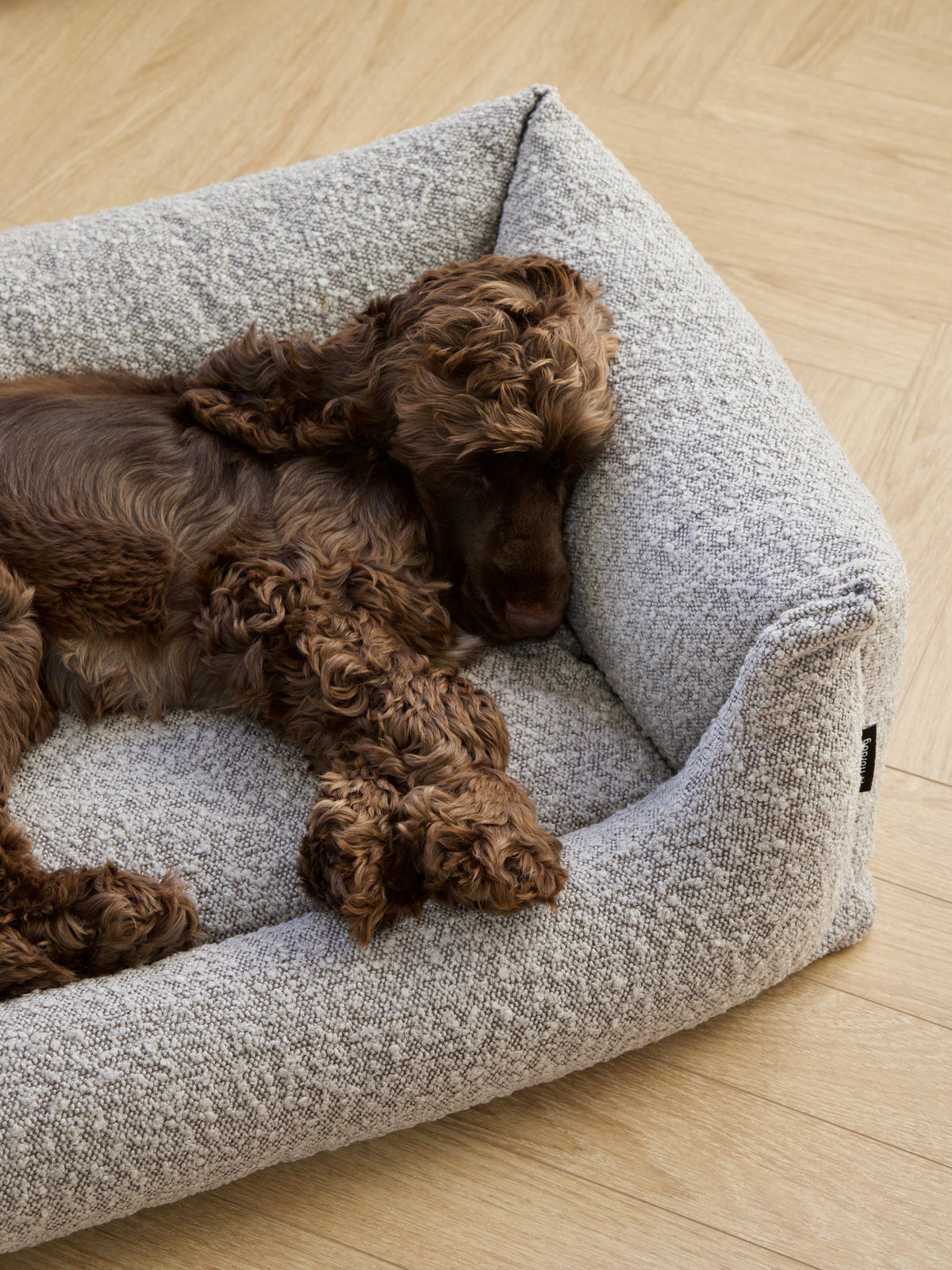 Nordog BILLY hundeseng i bouclé – Taupe – billede 9