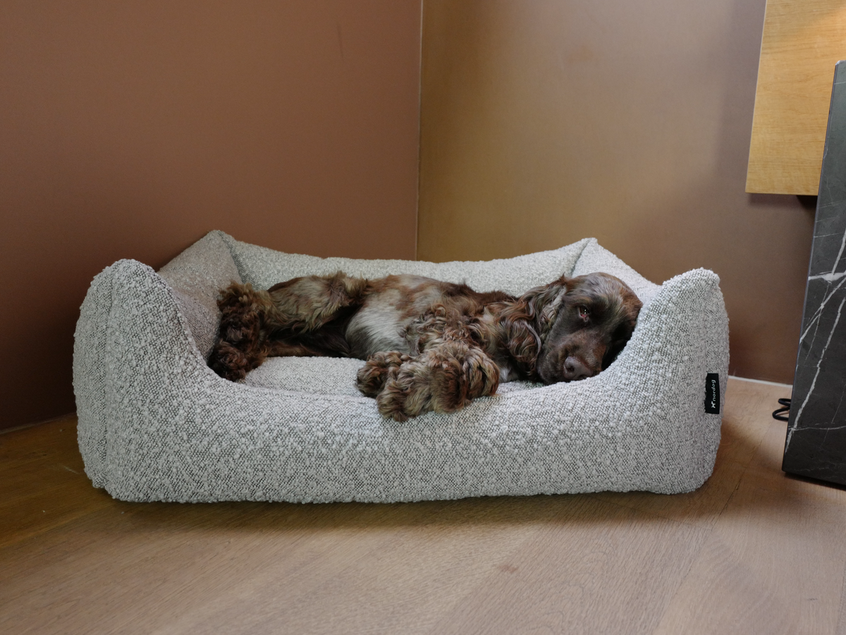 Nordog BILLY hundeseng i bouclé – Taupe – billede 4