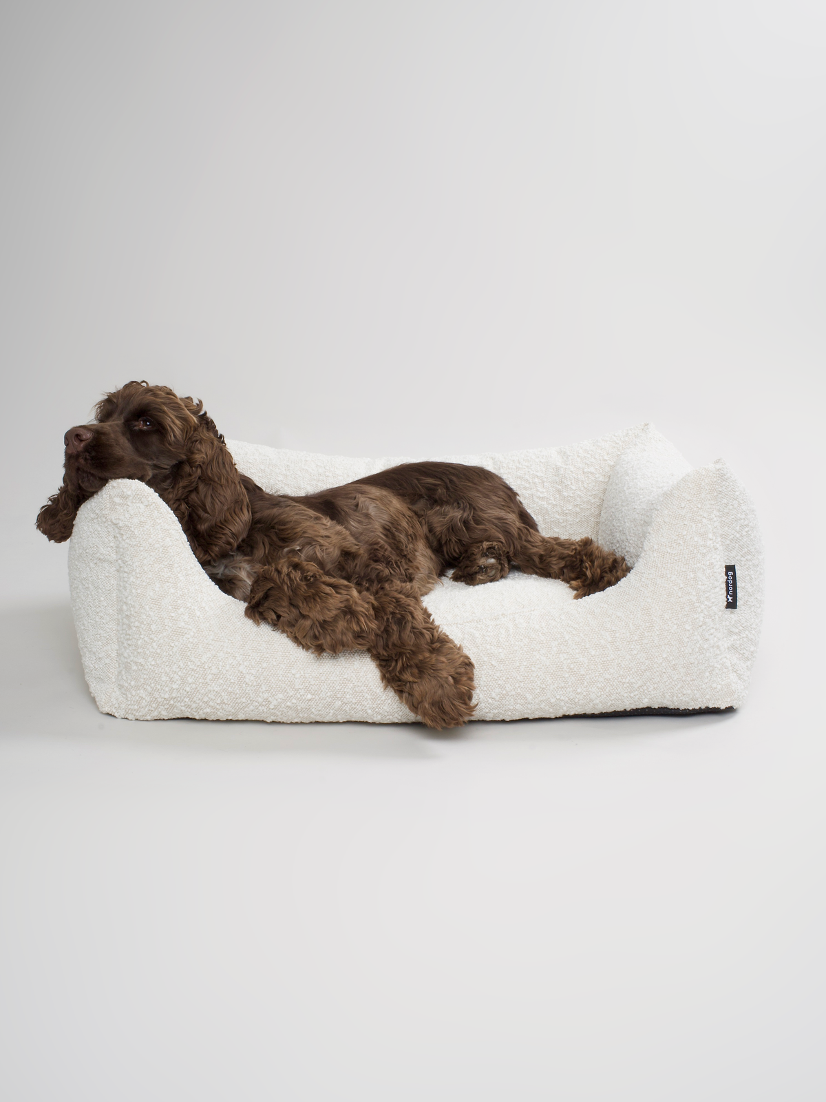 Nordog BILLY hundeseng i bouclé – Natur (specialudgave) – billede 1