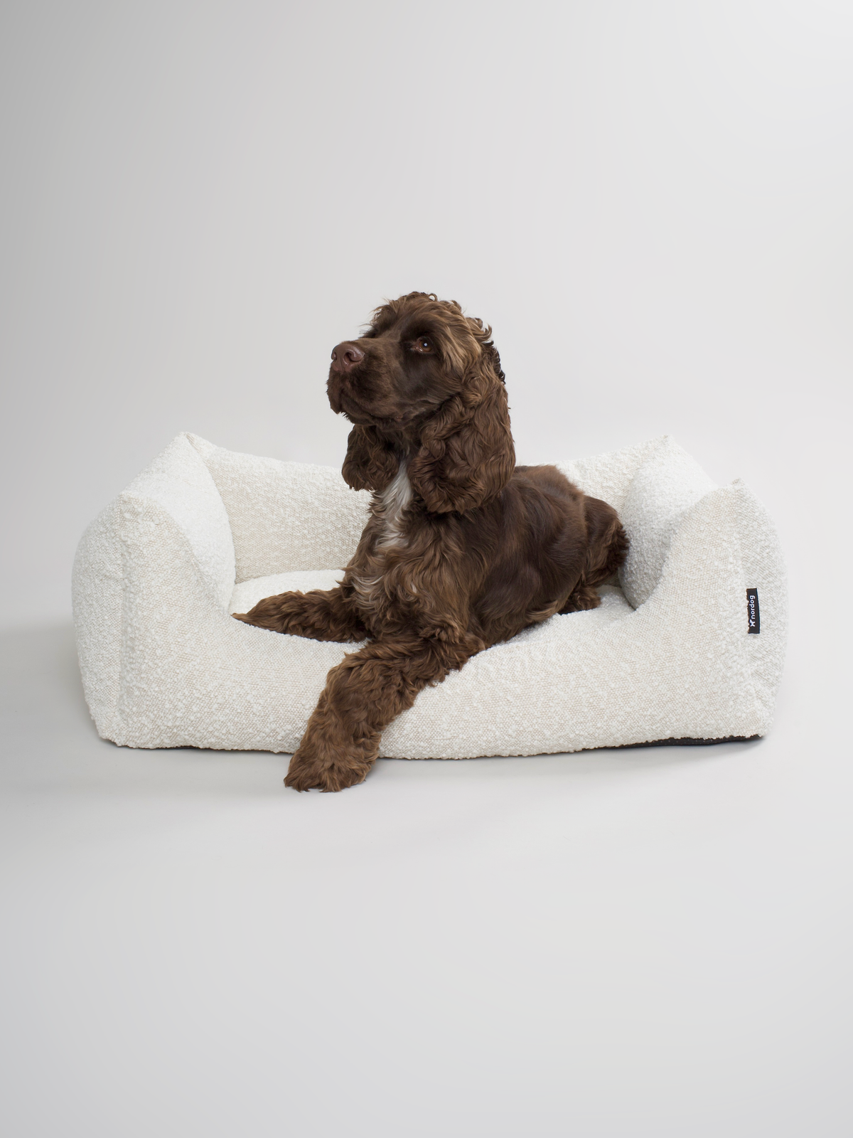 Nordog BILLY hundeseng i bouclé – Natur (specialudgave) – billede 5