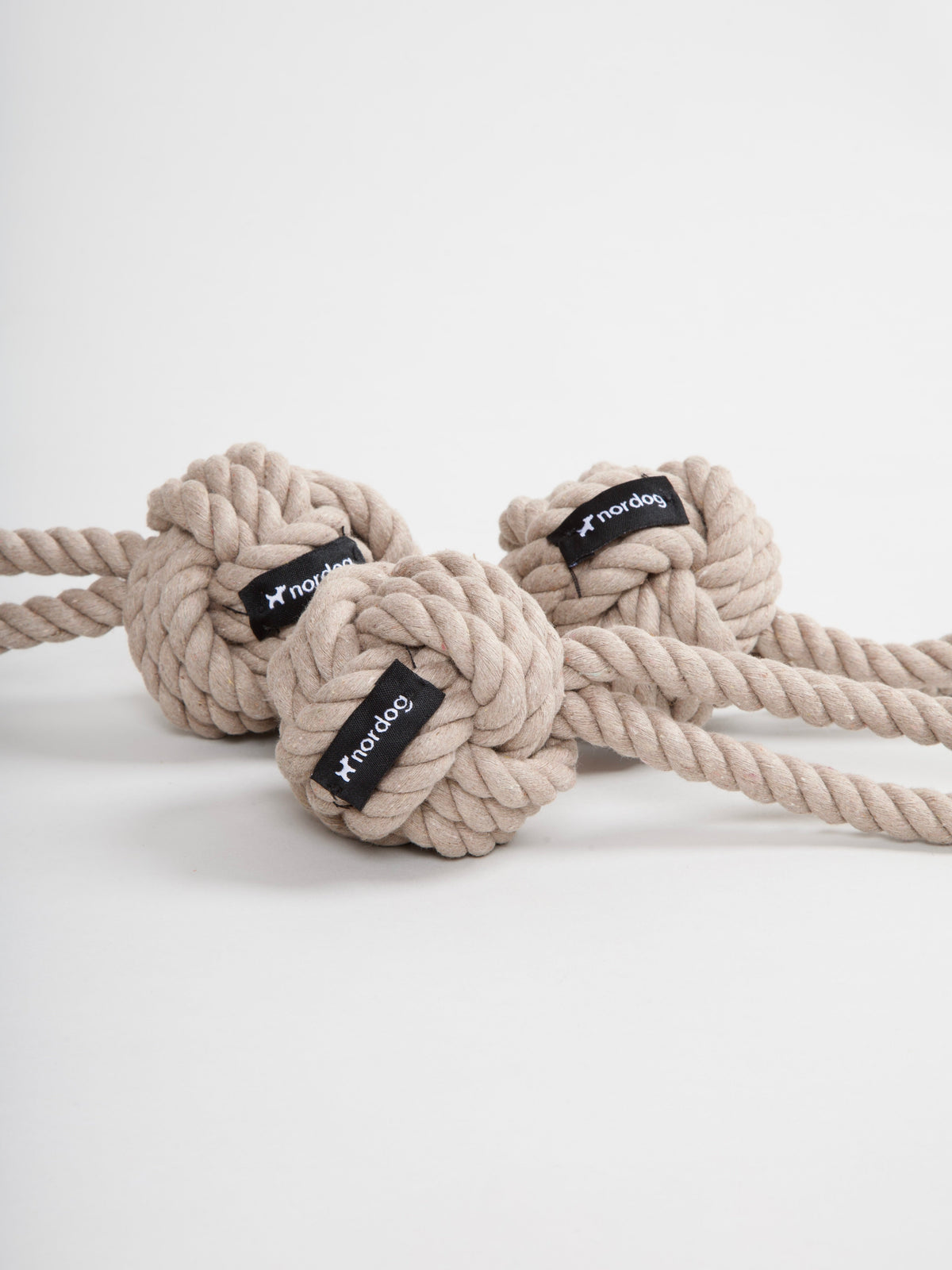 Nordog Original Rope Toy reblegetøj – Taupe – billede 3