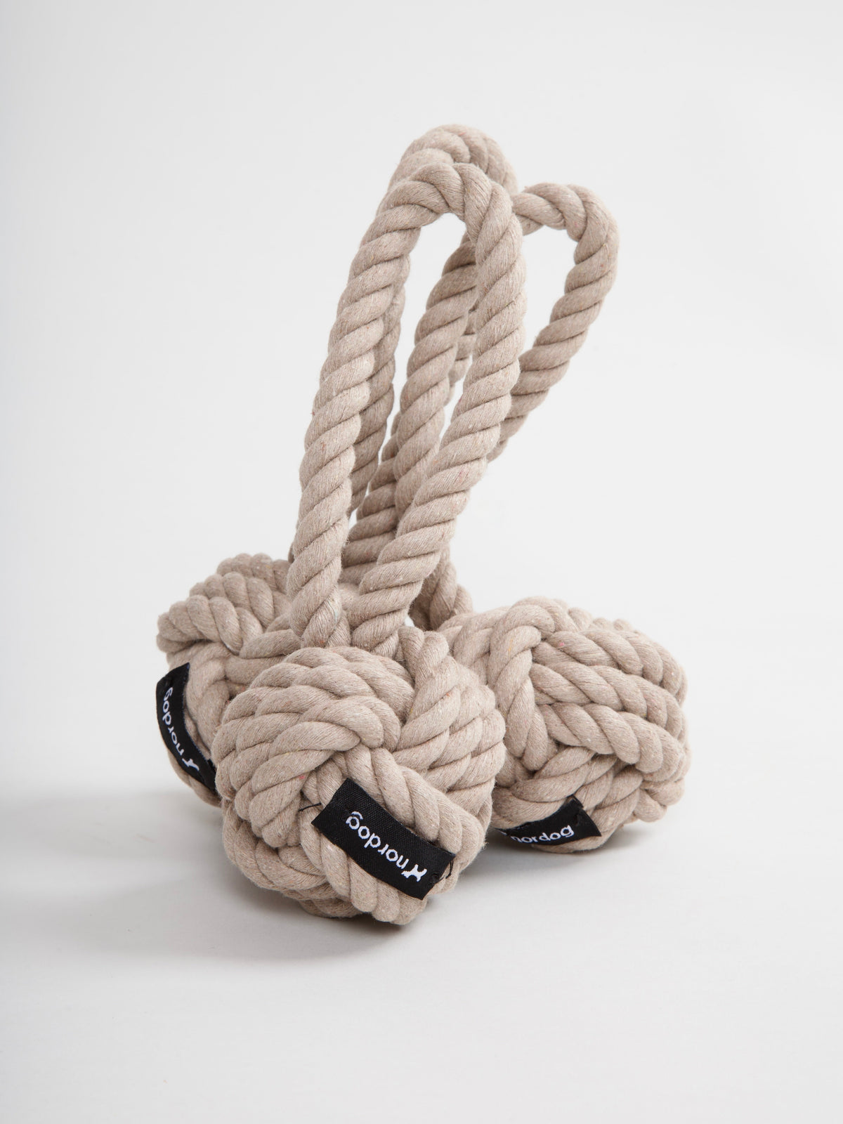 Nordog Original Rope Toy reblegetøj – Taupe – billede 2