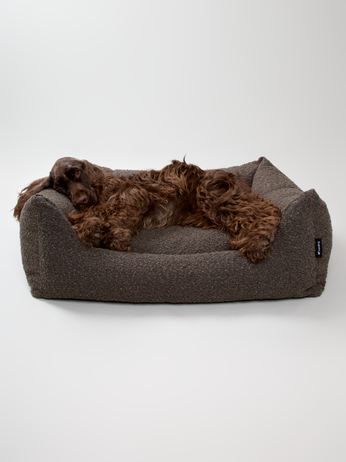 Nordog BILLY hundeseng i bouclé – Mocca – billede 11