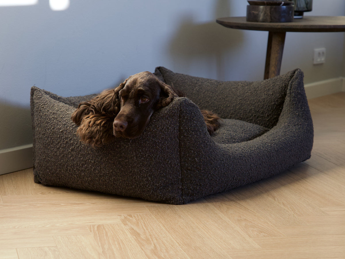 Nordog BILLY hundeseng i bouclé – Mocca – billede 8