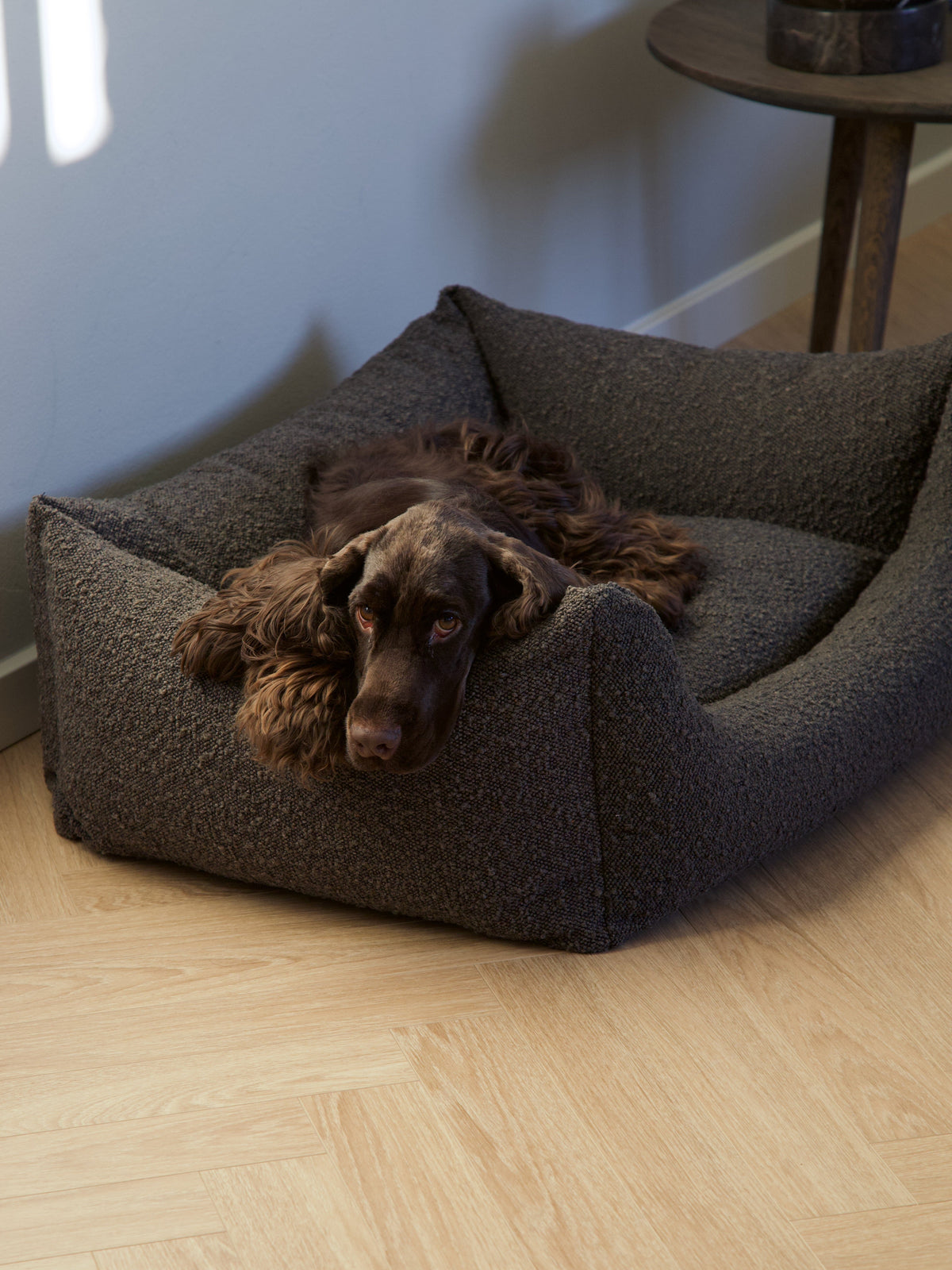 Nordog BILLY hundeseng i bouclé – Mocca – billede 7
