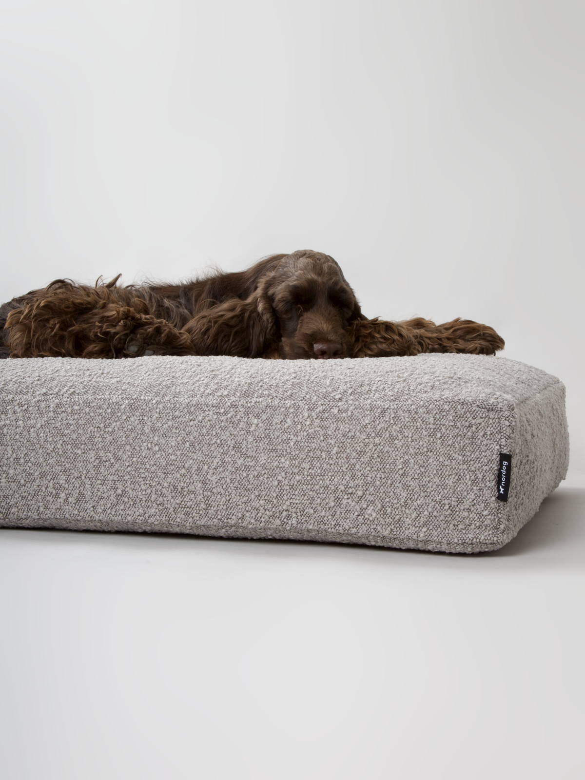 Nordog BILLY hundepude i bouclé – Taupe – billede 3