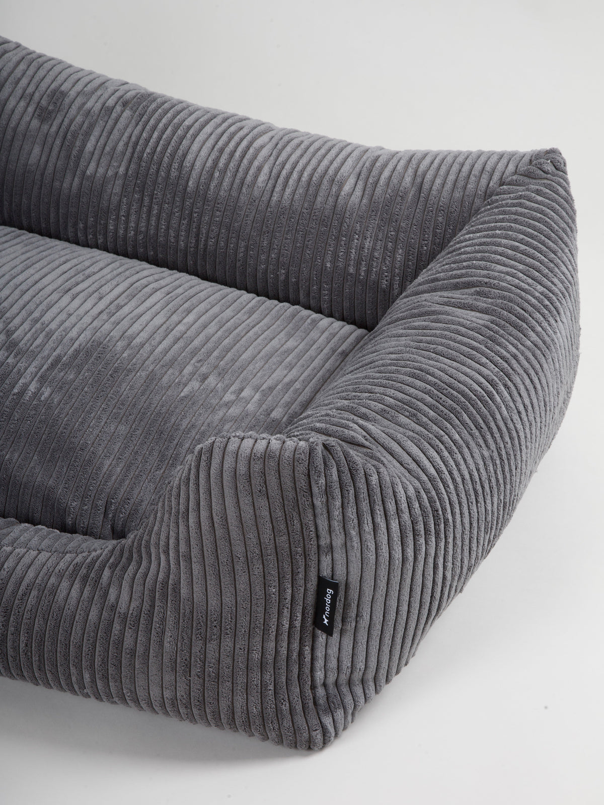 Nordog OSCAR hundeseng i velour – Antracit – billede 6