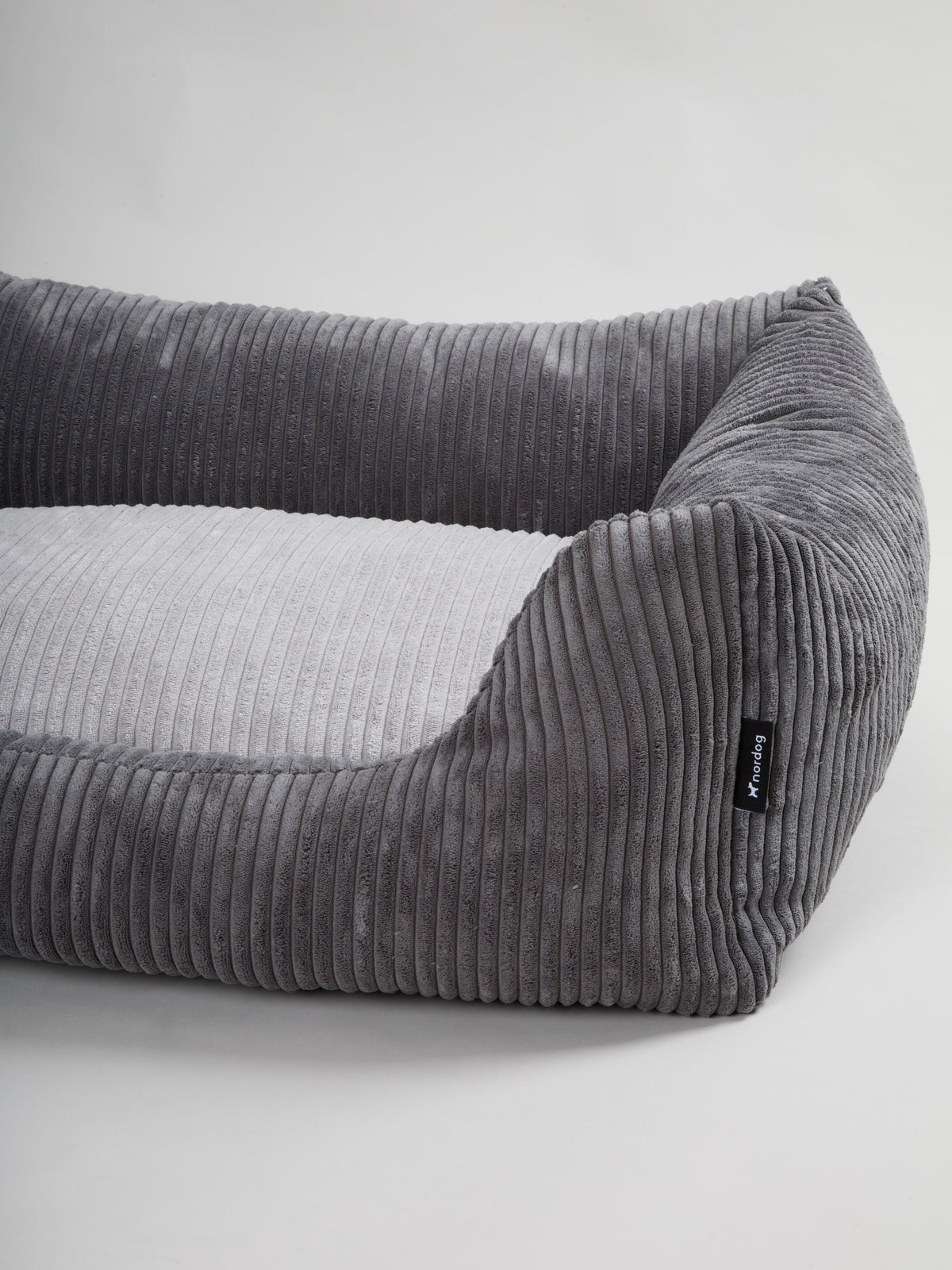 Nordog OSCAR hundeseng i velour – Antracit – billede 8
