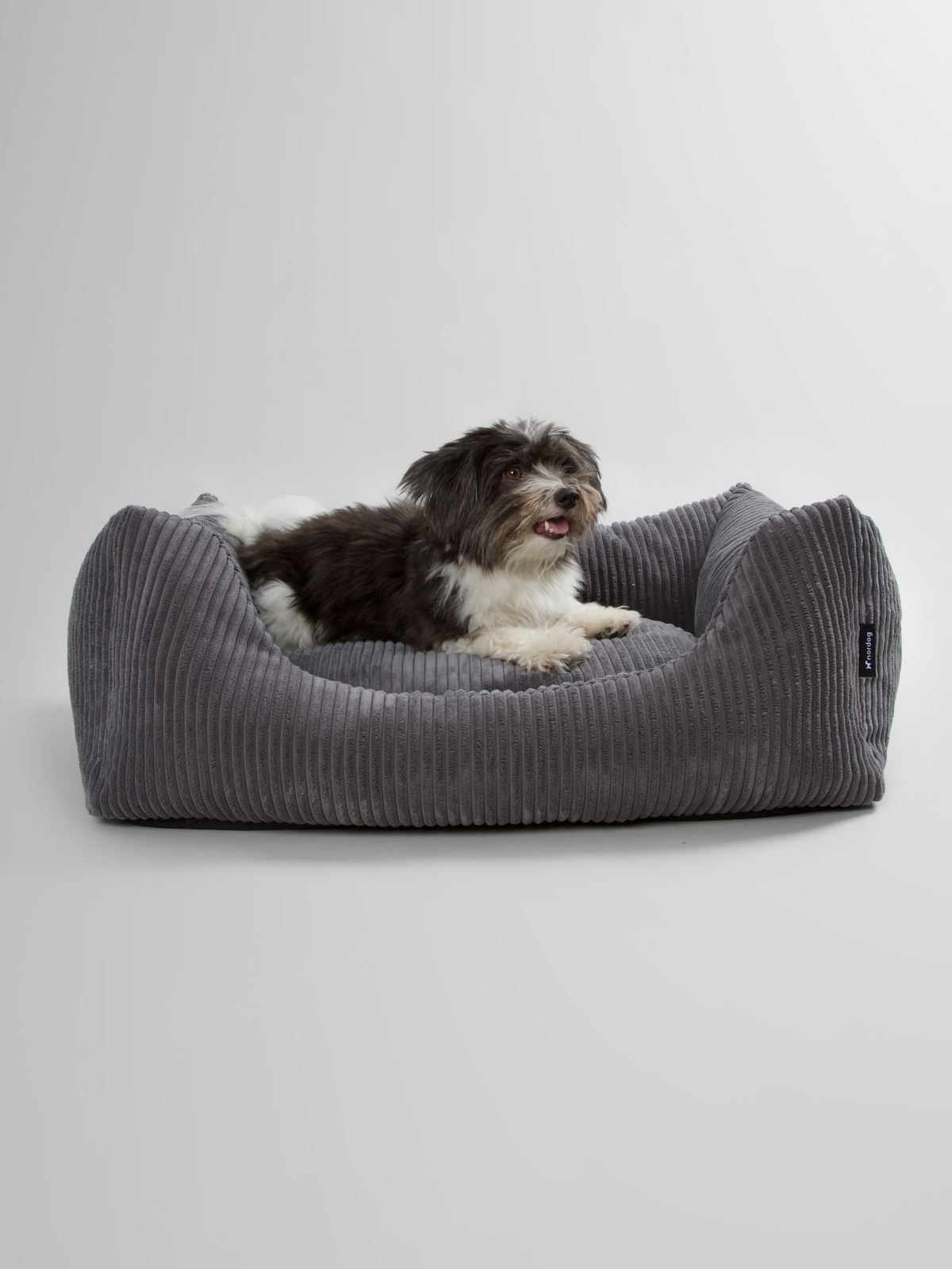 Nordog OSCAR hundeseng i velour – Antracit – billede 4
