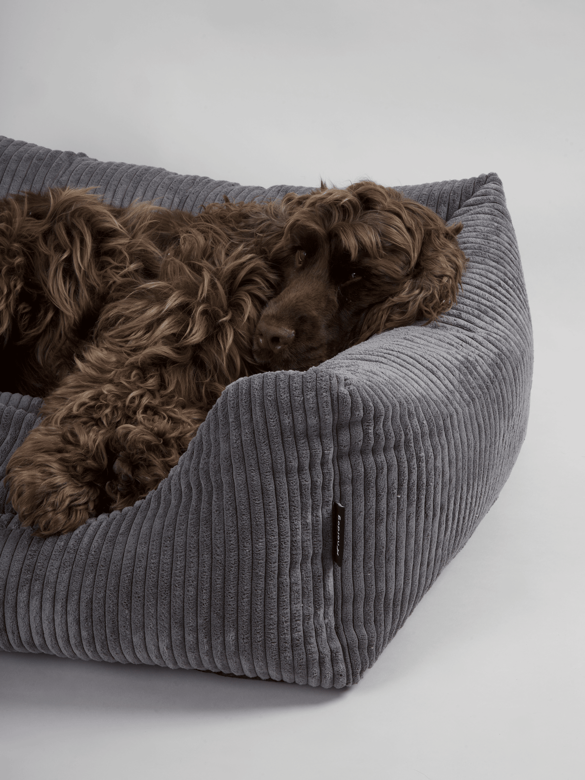 Nordog OSCAR hundeseng i velour – Antracit – billede 5