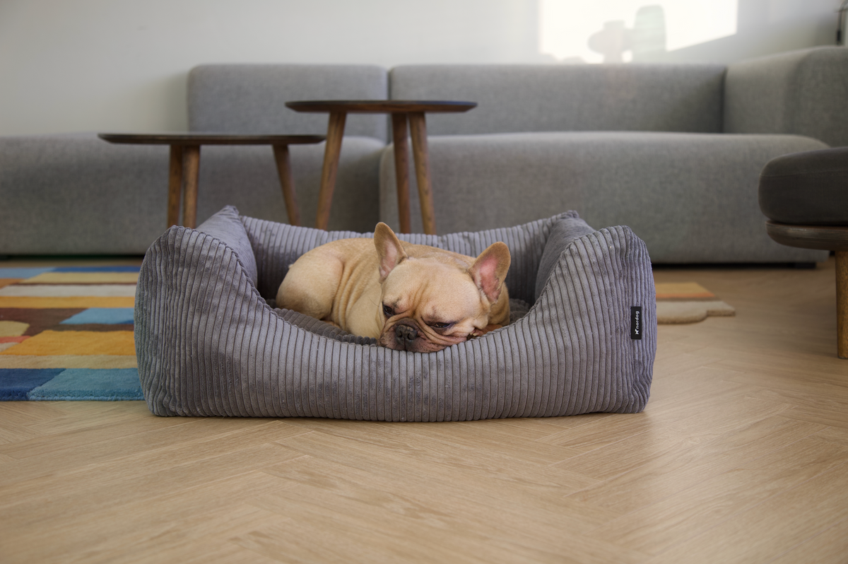 Nordog OSCAR hundeseng i velour – Antracit – billede 12