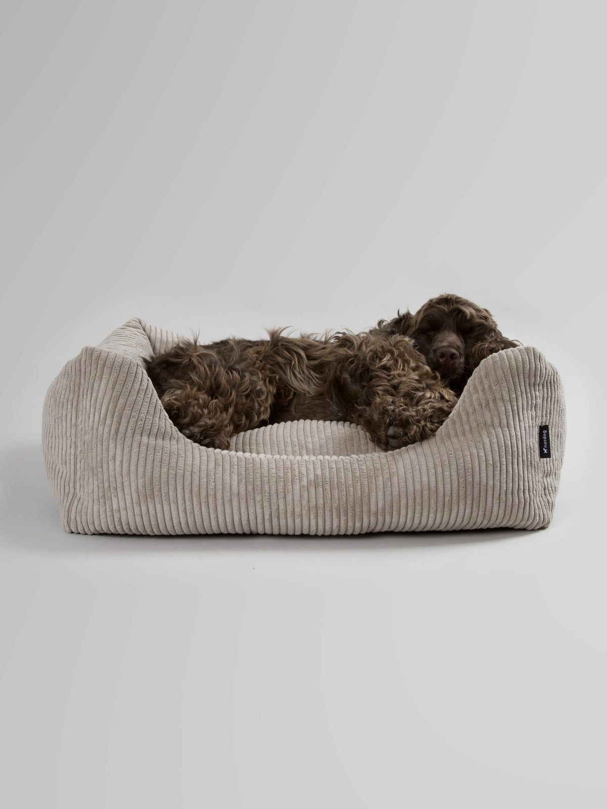 Nordog OSCAR hundeseng i velour – Cappuccino – billede 6