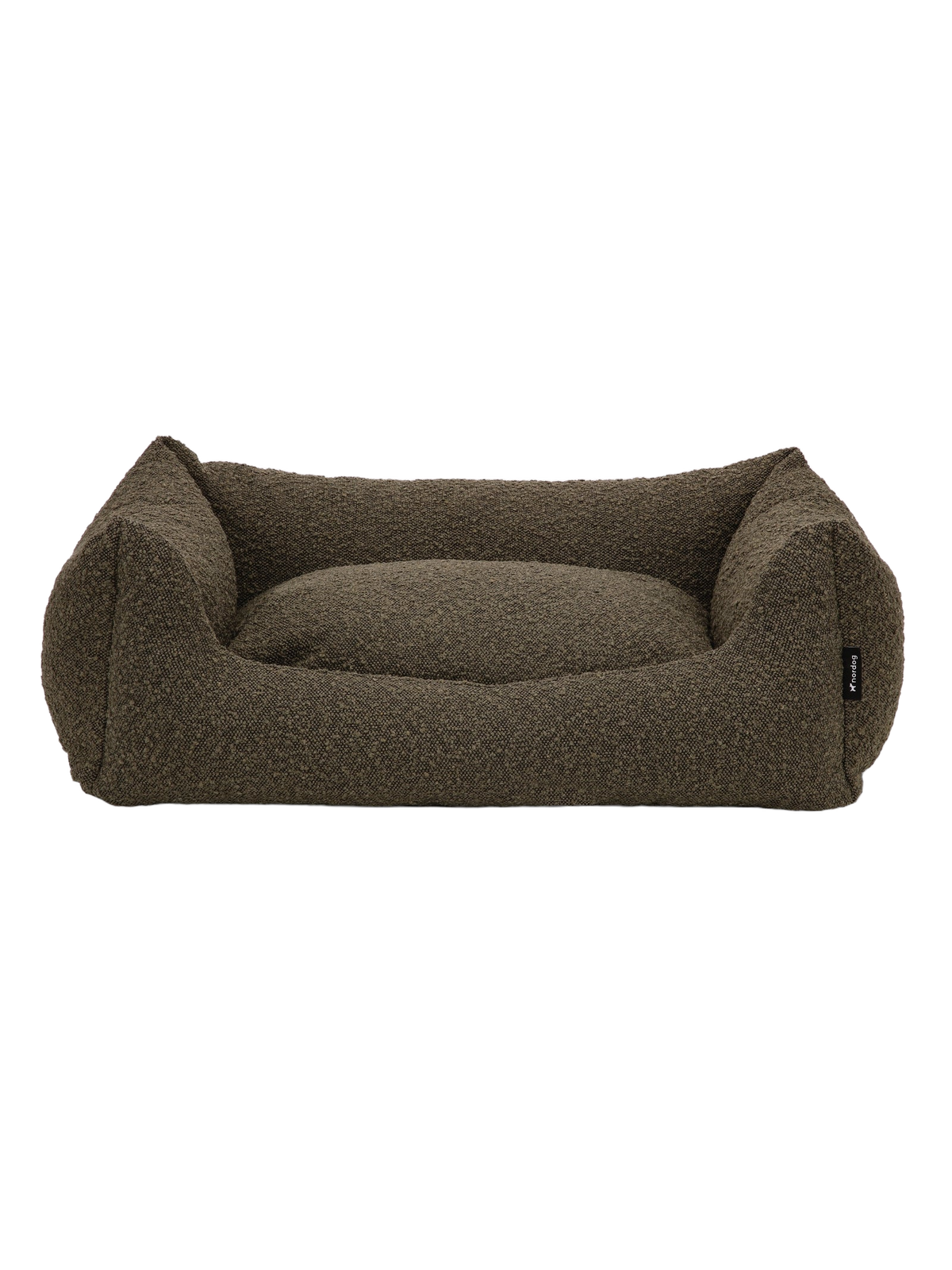 Nordog BILLY hundeseng i bouclé – Mocca – fritlagt produktfoto