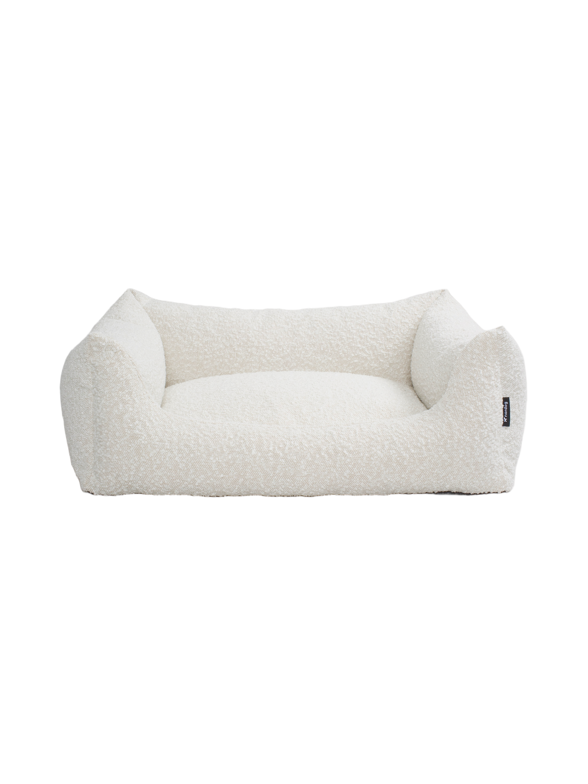 Nordog BILLY hundeseng i bouclé – Natur (specialudgave) – fritlagt produktfoto