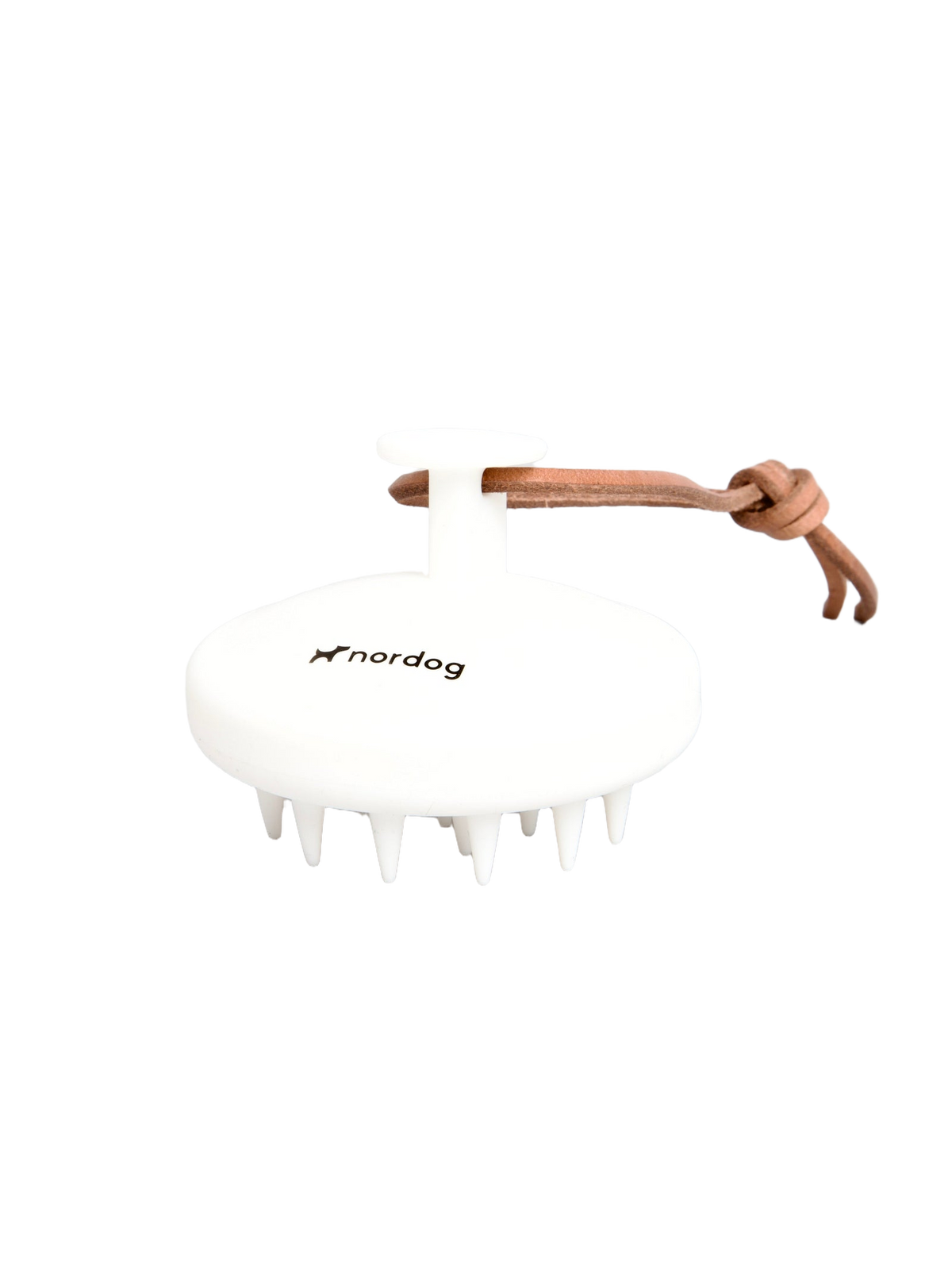 Nordog Care© badebørste – Hvid – fritlagt produktfoto