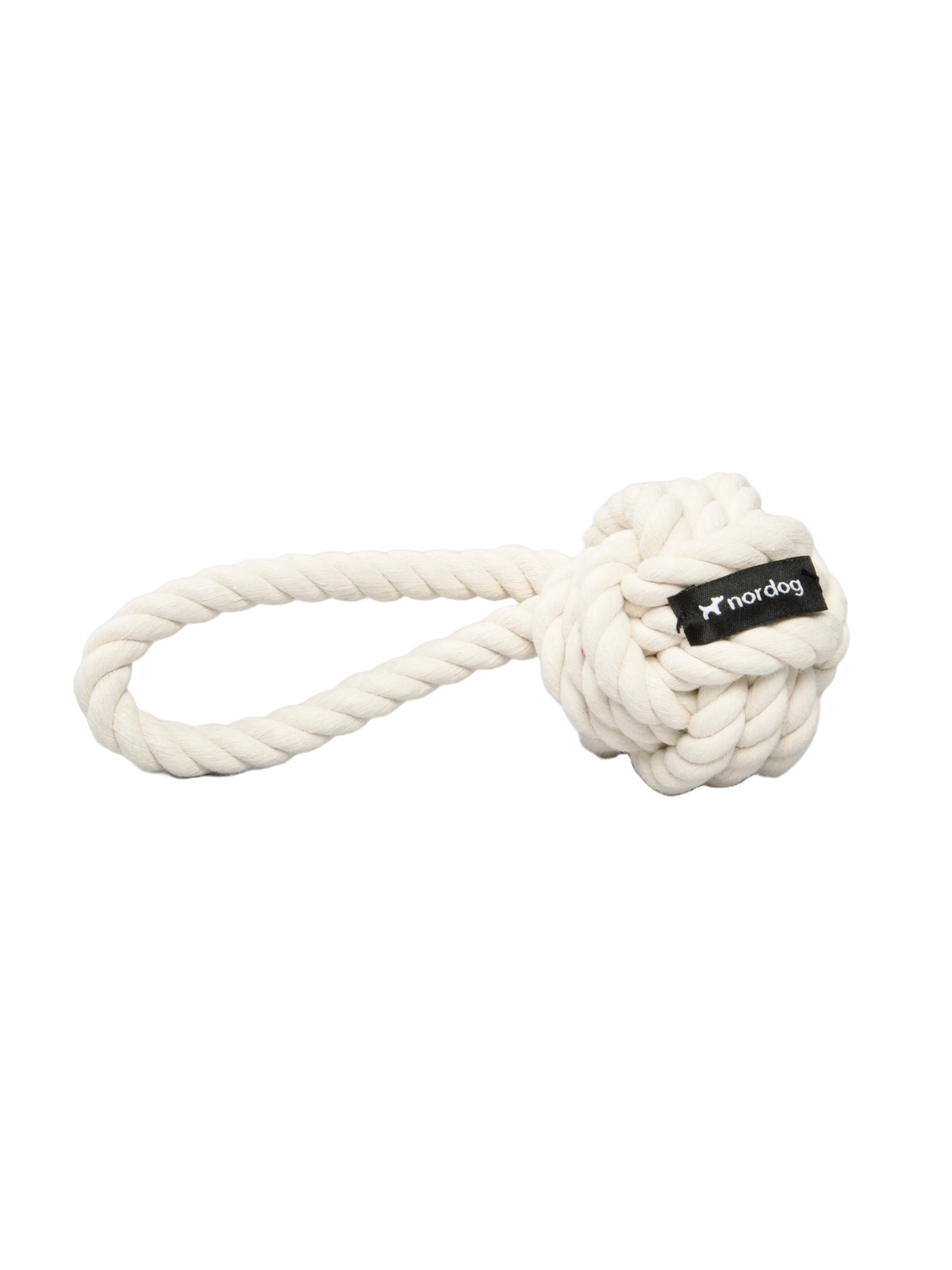 Nordog Original Rope Toy reblegetøj – Beige – fritlagt produktfoto