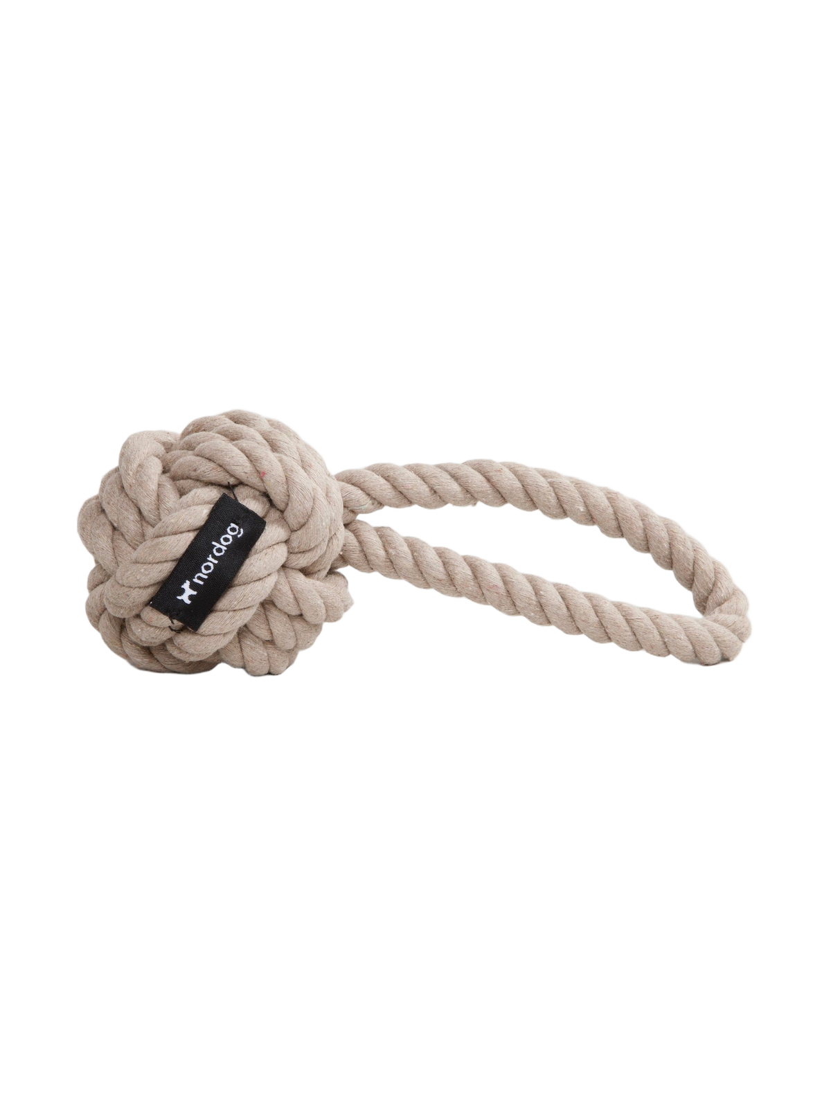 Nordog Original Rope Toy reblegetøj – Taupe – fritlagt produktfoto