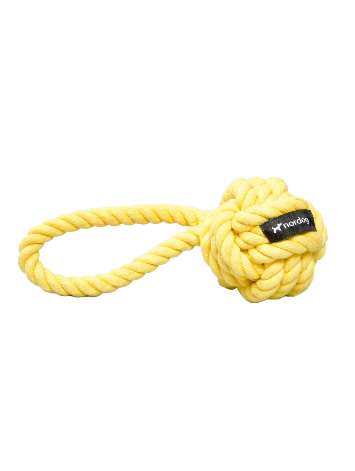 Nordog Original Rope Toy reblegetøj – Gul – fritlagt produktfoto