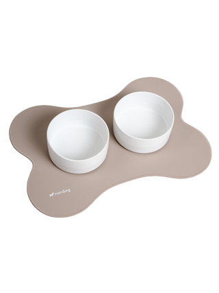 Nordog Underlag til hundeskåle – Cappuccino – fritlagt produktfoto