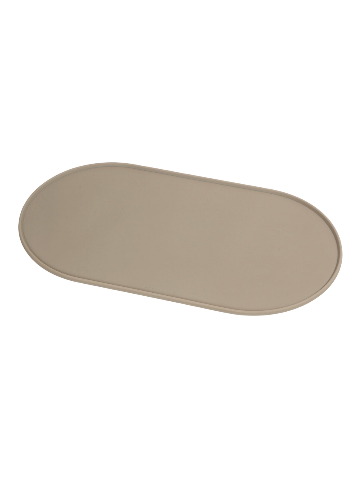 Nordog silikoneunderlag til hundeskåle – taupe – fritlagt produktfoto